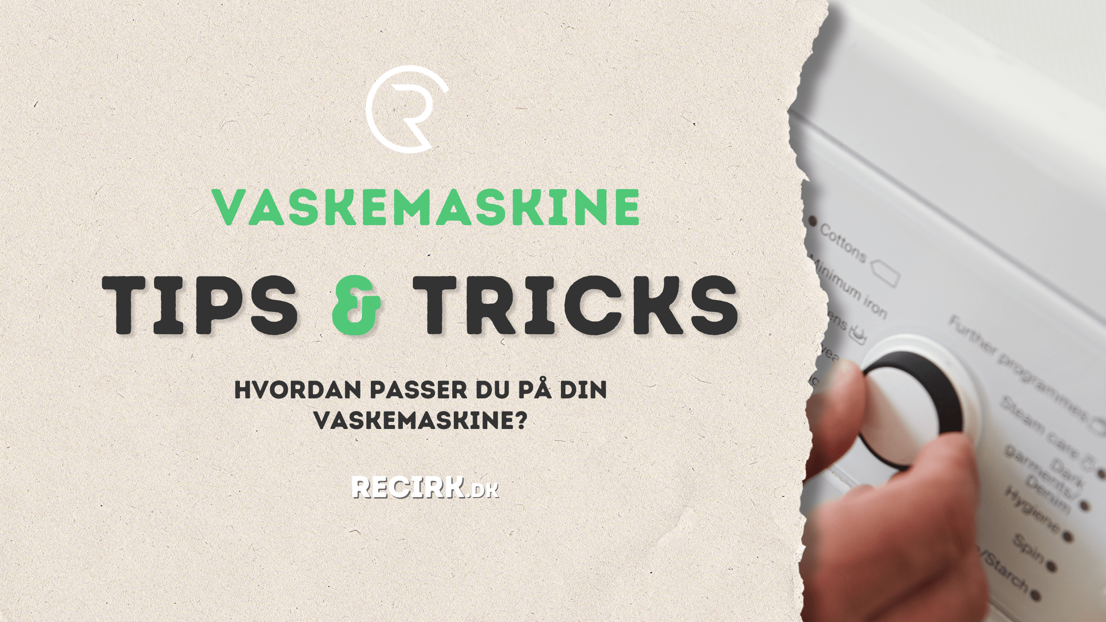 Genbrug og vedligeholdelse af vaskemaskiner: Tips til et langvarigt liv - Recirk