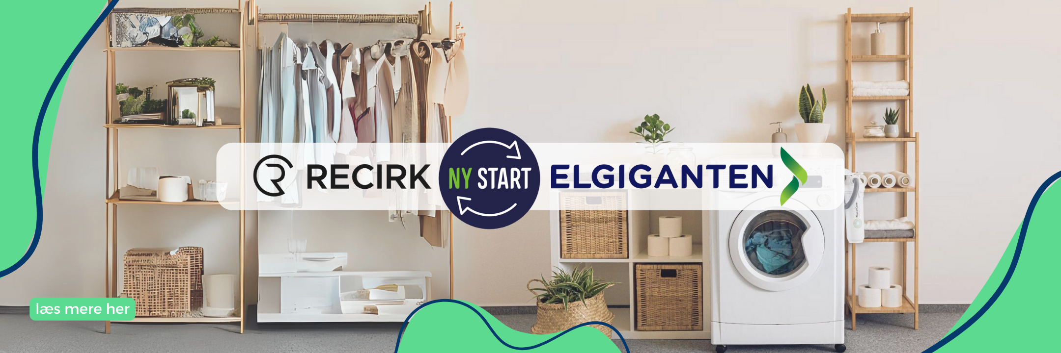 Recirk og Elgiganten lancerer salg af brugte hårde-hvidevarer.