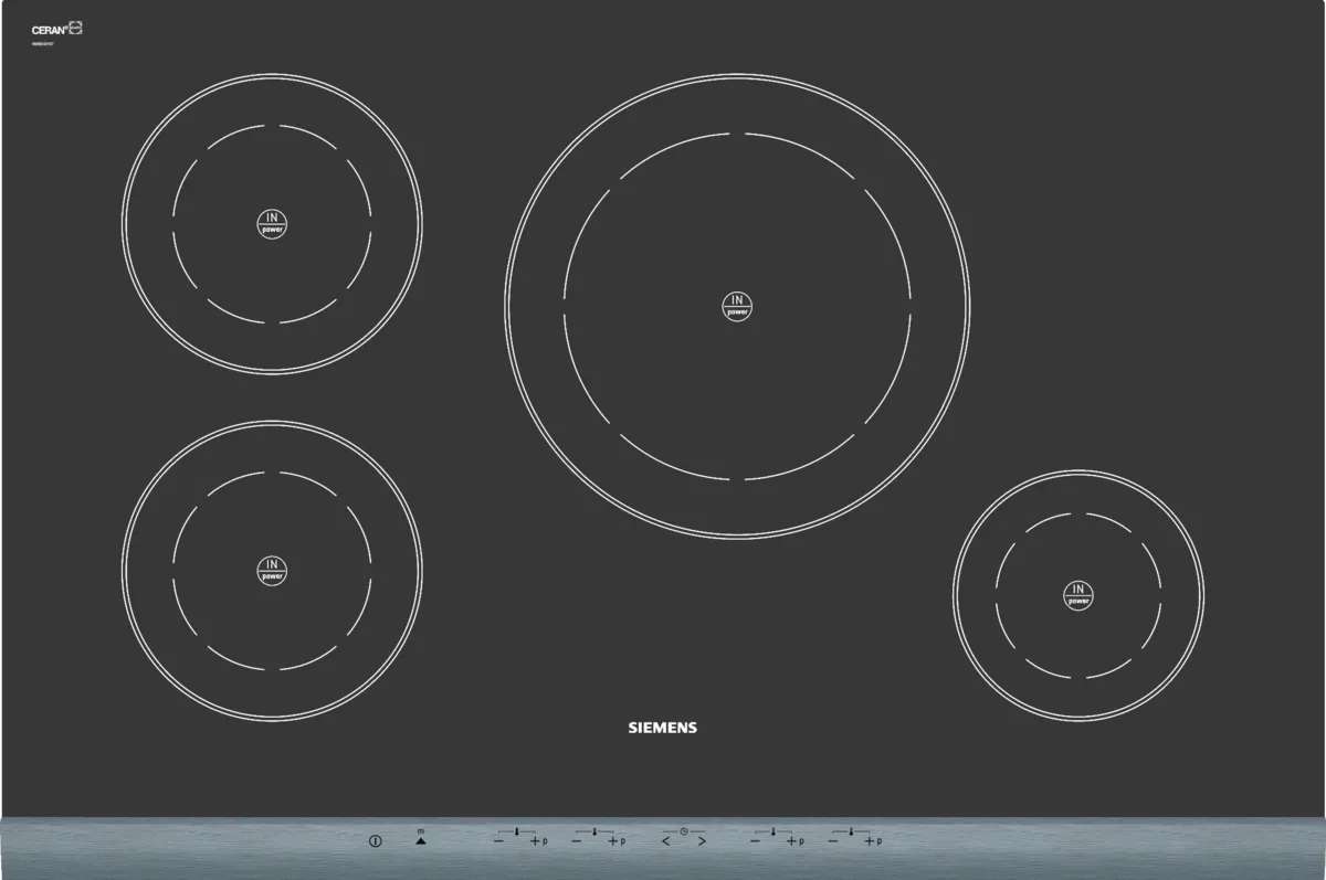 Siemens 80 cm induktion kogeplade EH78P502E - D16774