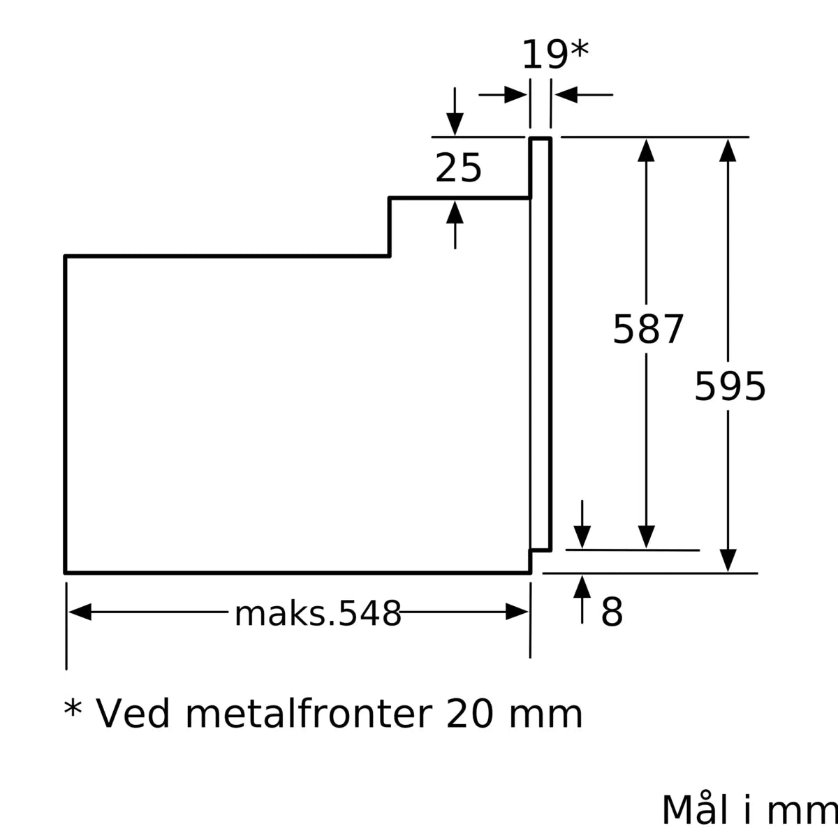 Bosch indbygningsovn HBA23B160S - D15745