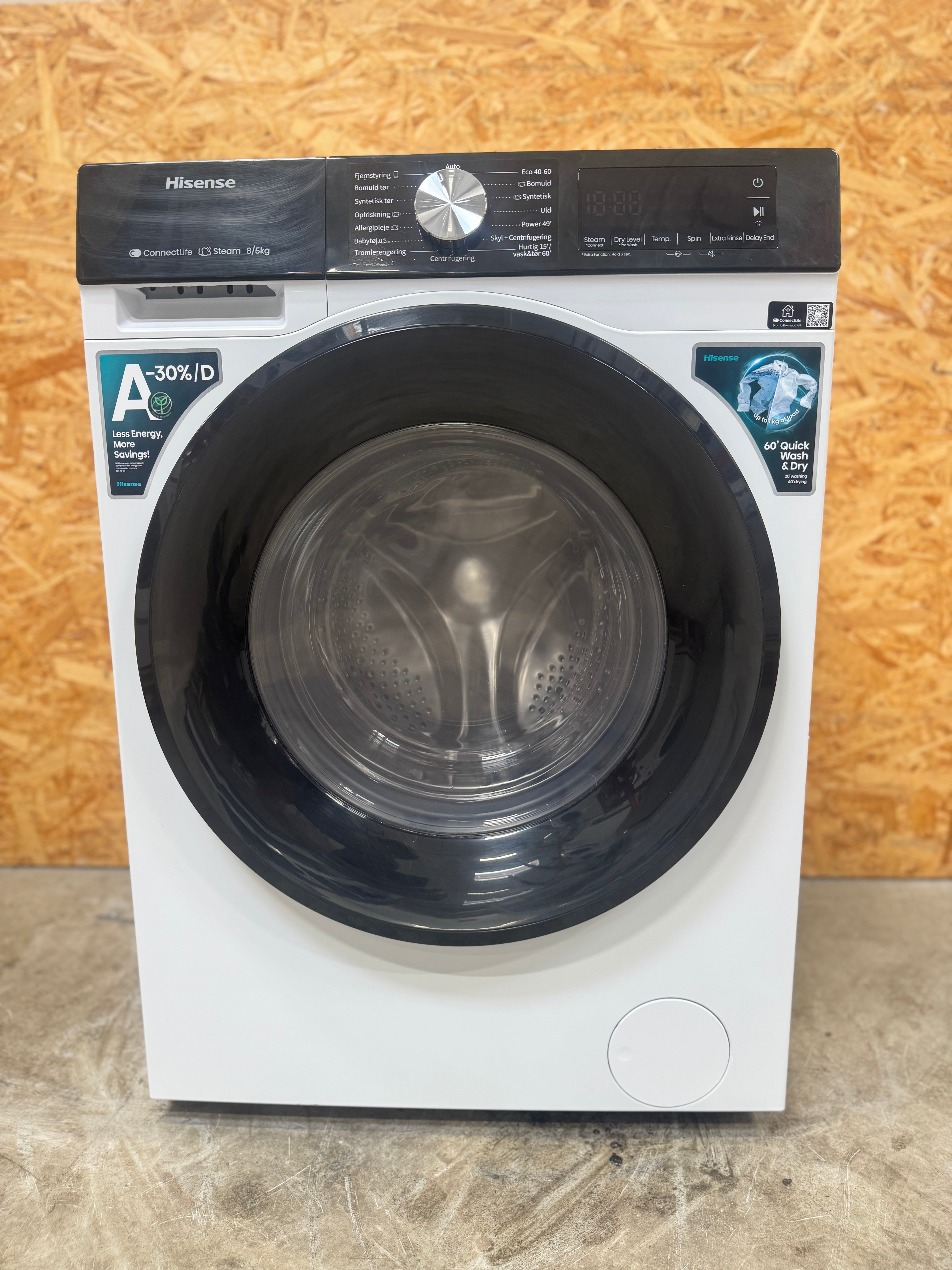 Hisense vaske-tørremaskine HWD3S8514 - D16640