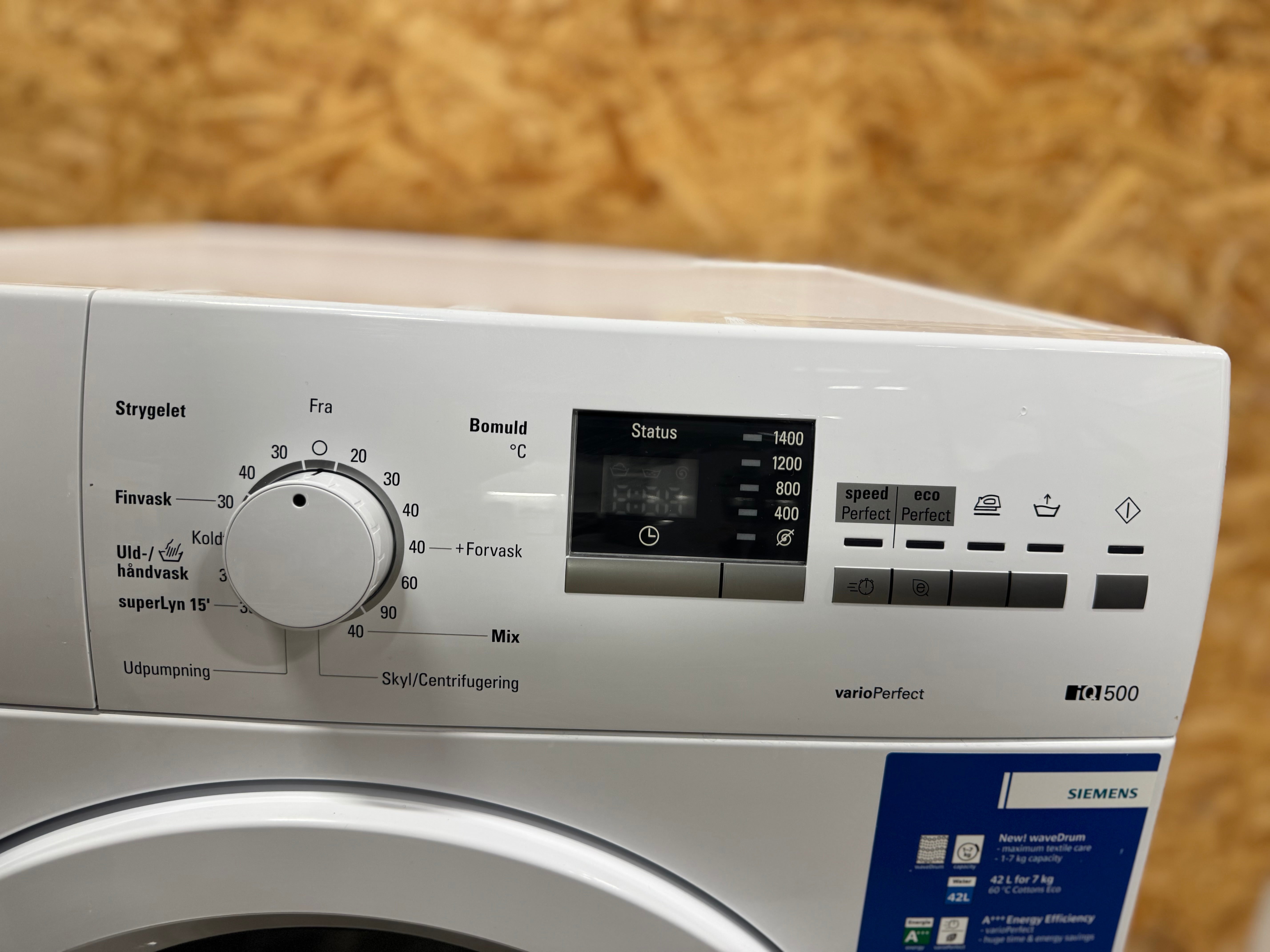 Siemens IQ500 vaskemaskine WM14Q370DN - D17506