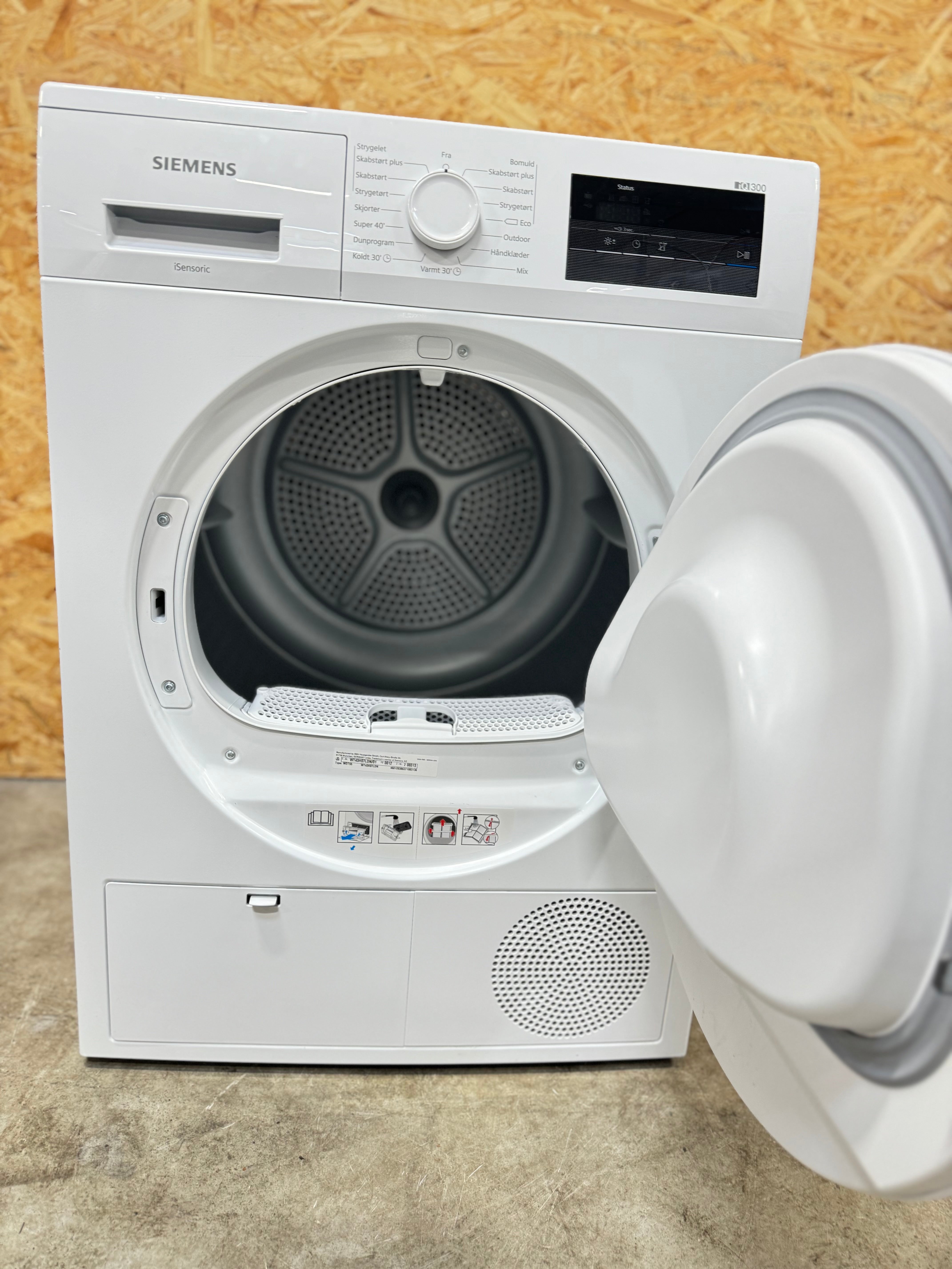Siemens iQ300 tørretumbler WT43H07LDN - D17685