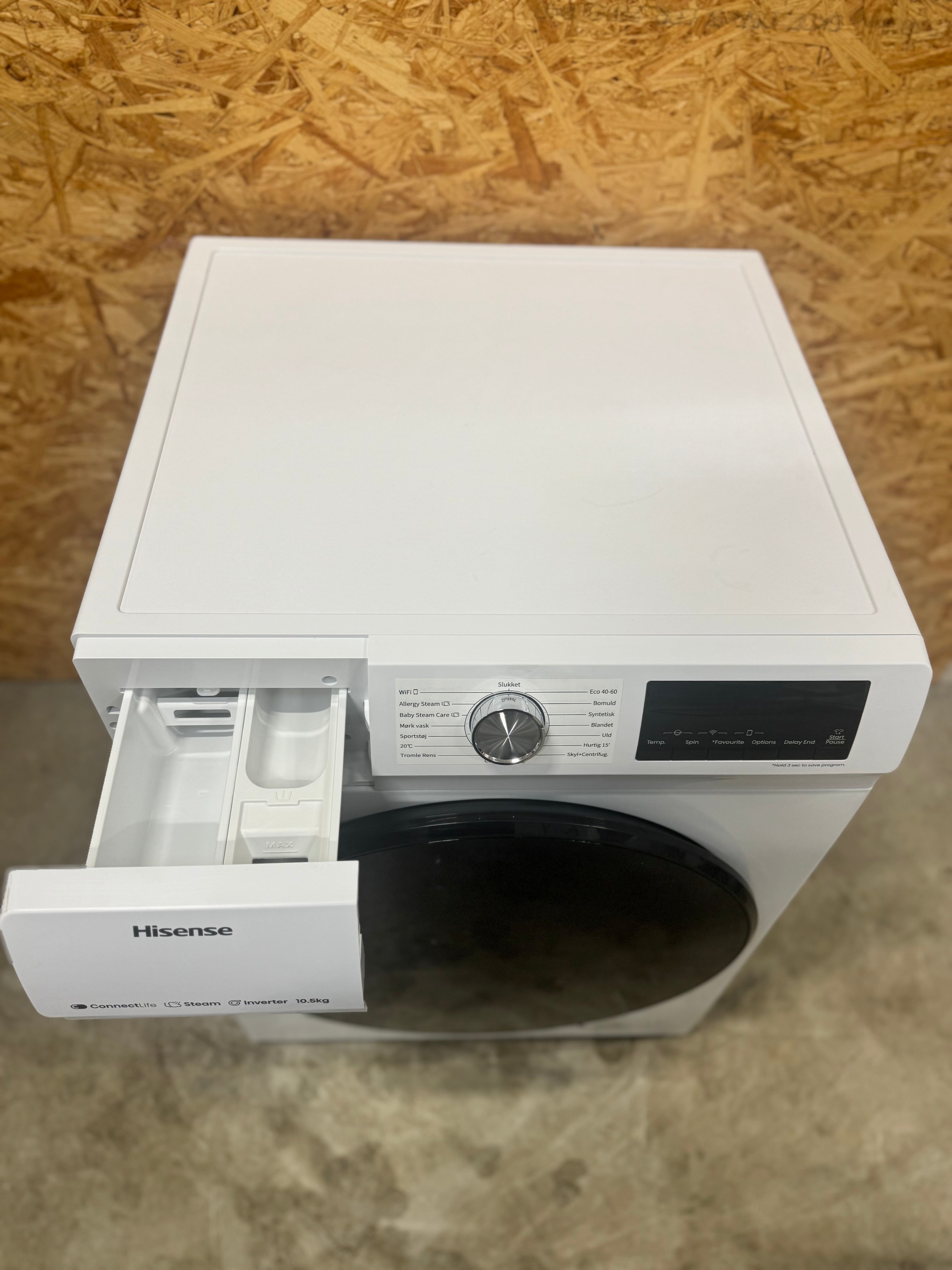 Hisense 10 kg. vaskemaskine WF3Q1043BW - D16793