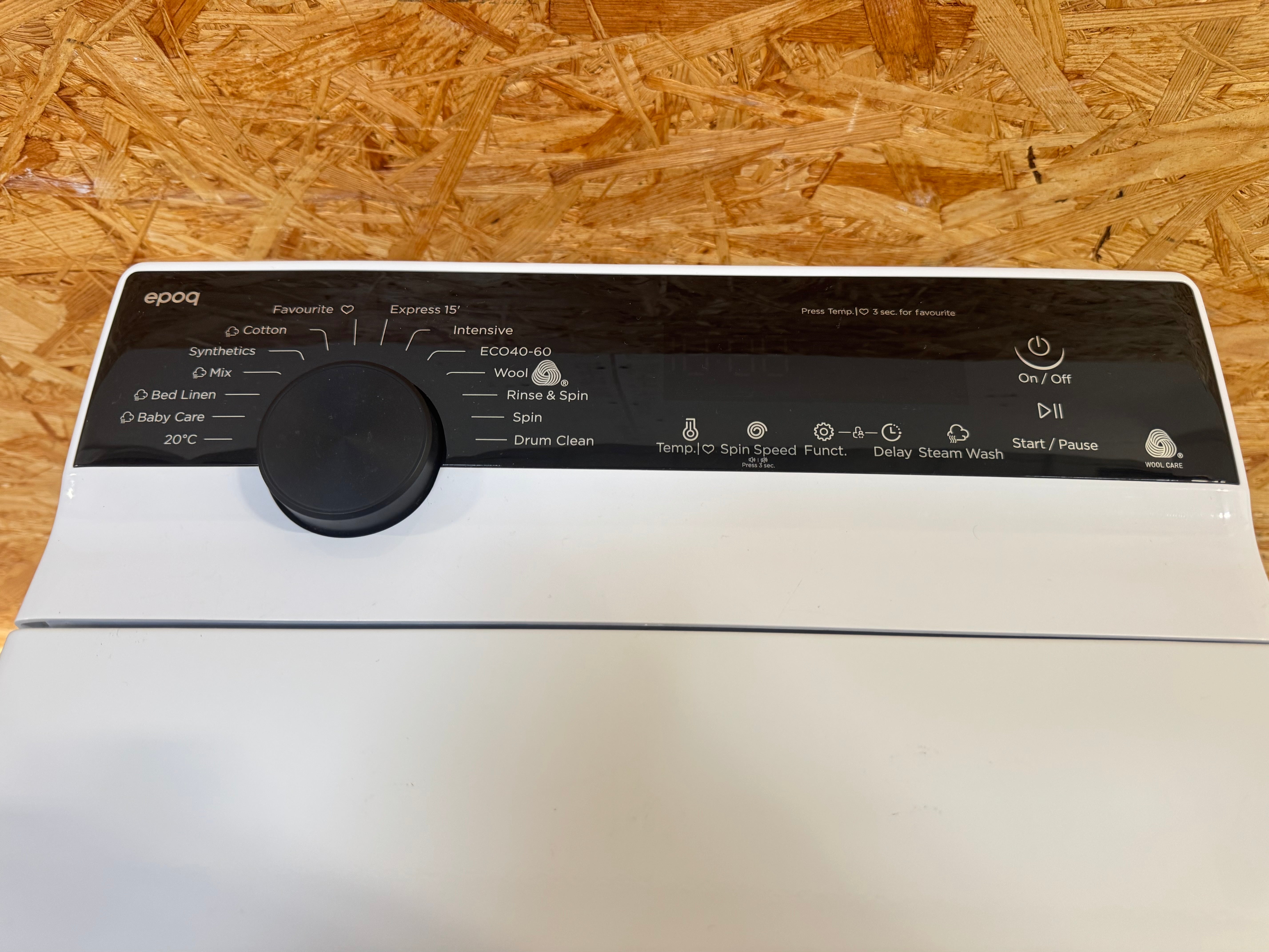 Epoq topbetjent vaskemaskine ETL813W23 - D18952