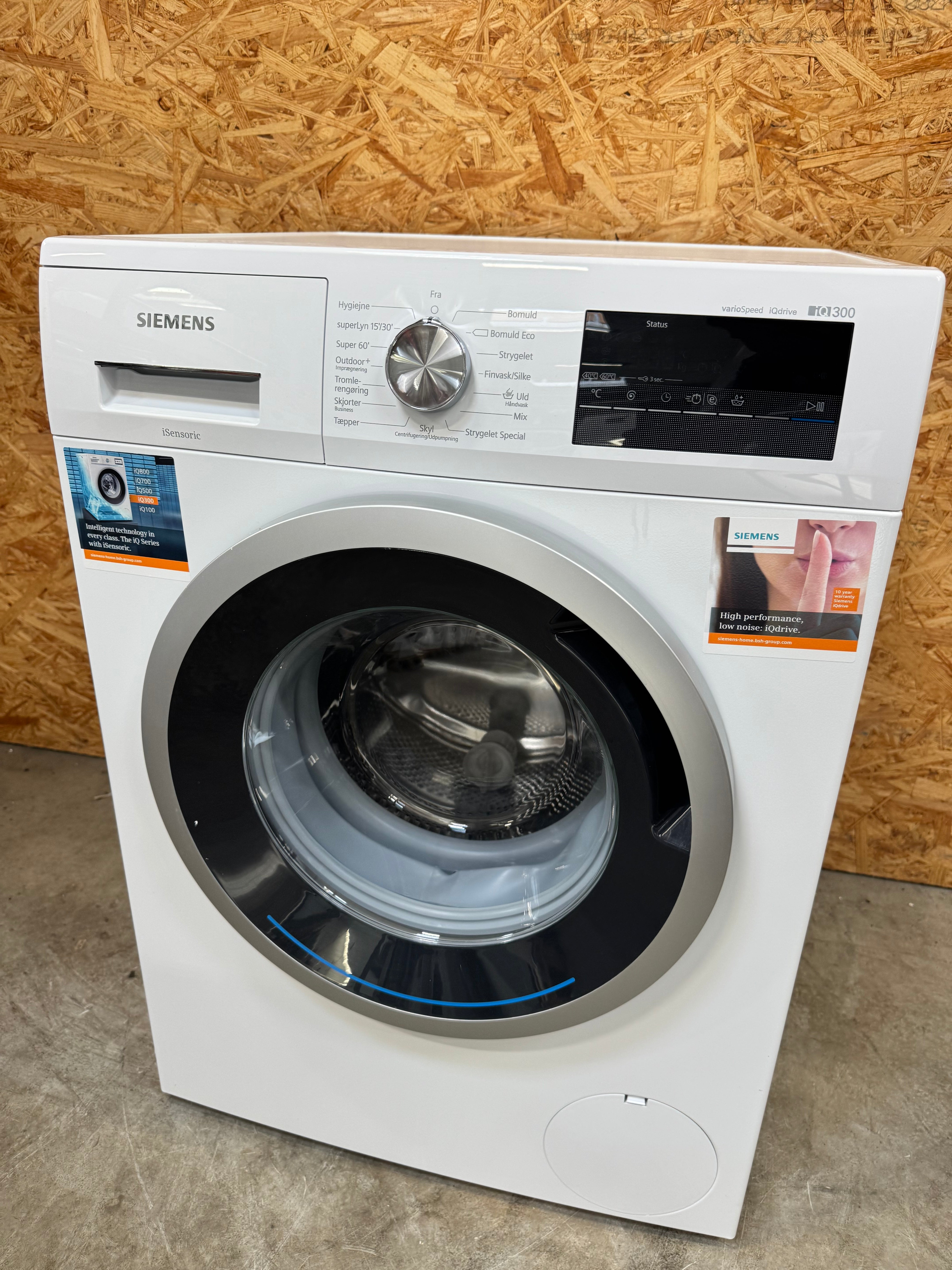 Siemens iQ300 vaskemaskine WM14N1B8DN - D19440