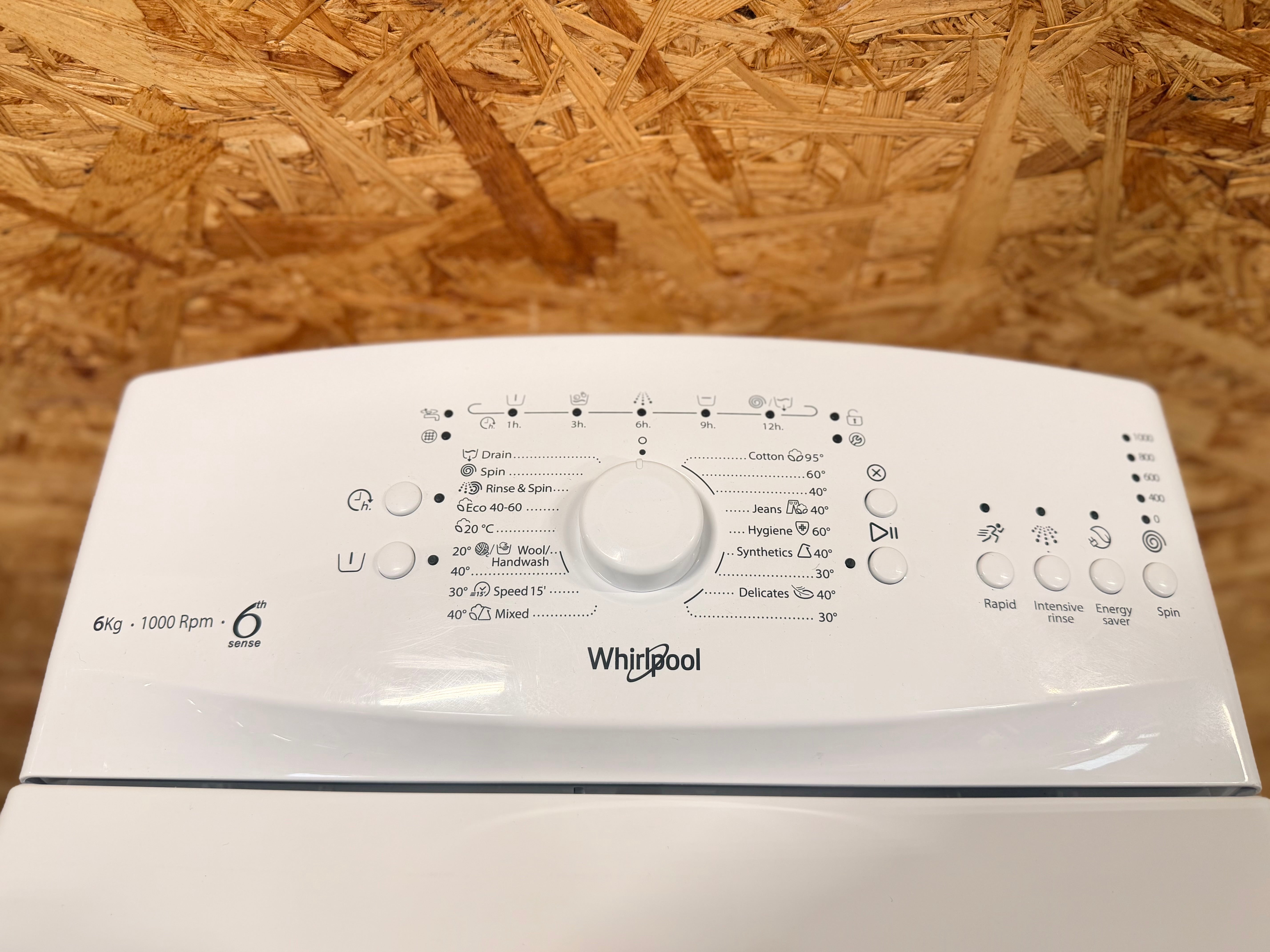 Whirlpool topbetjent vaskemaskine TDLR6040LEU - D19682