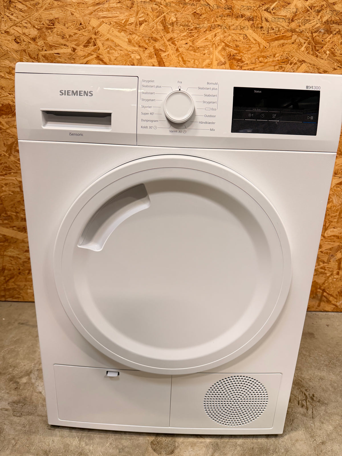 Siemens iQ300 tørretumbler WT43H07LDN - D20353