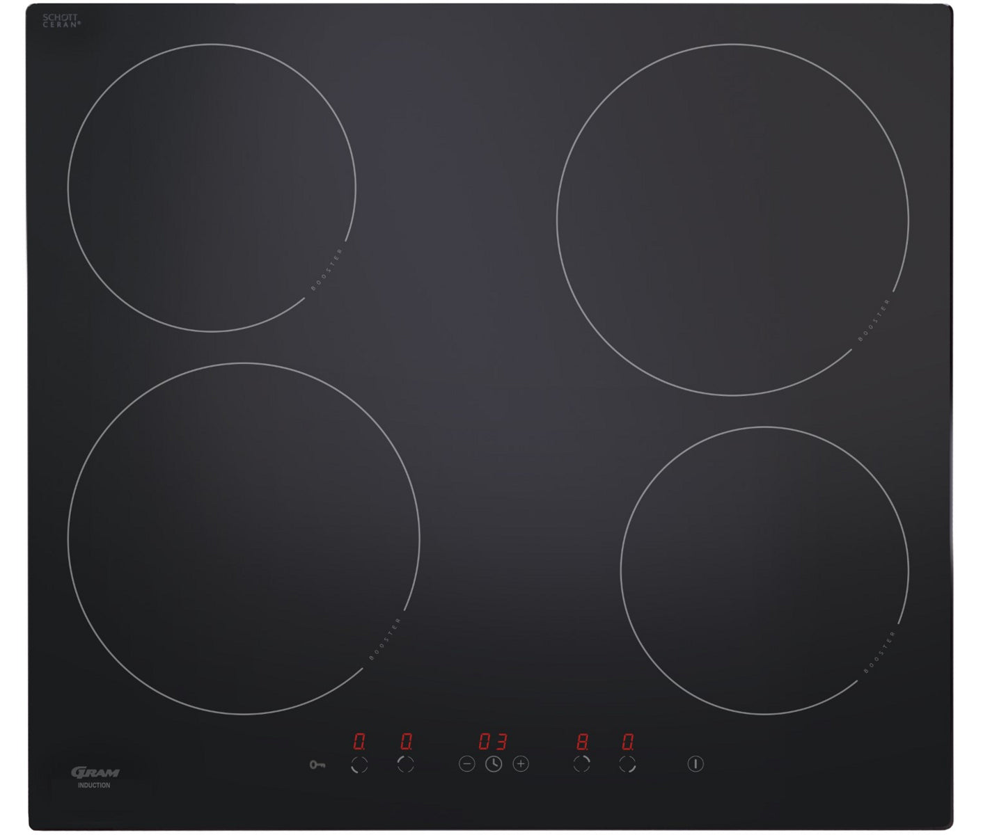 Gram induktionskogeplade KKI6044-90T - D18226