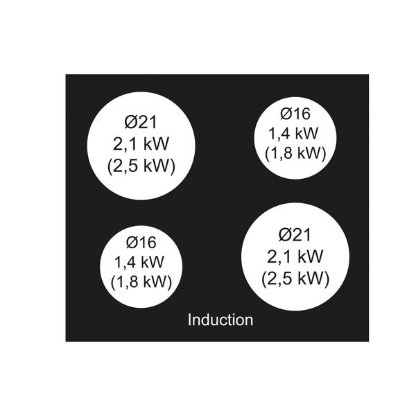Vestfrost induktionskogeplade VIH1060P - D18233