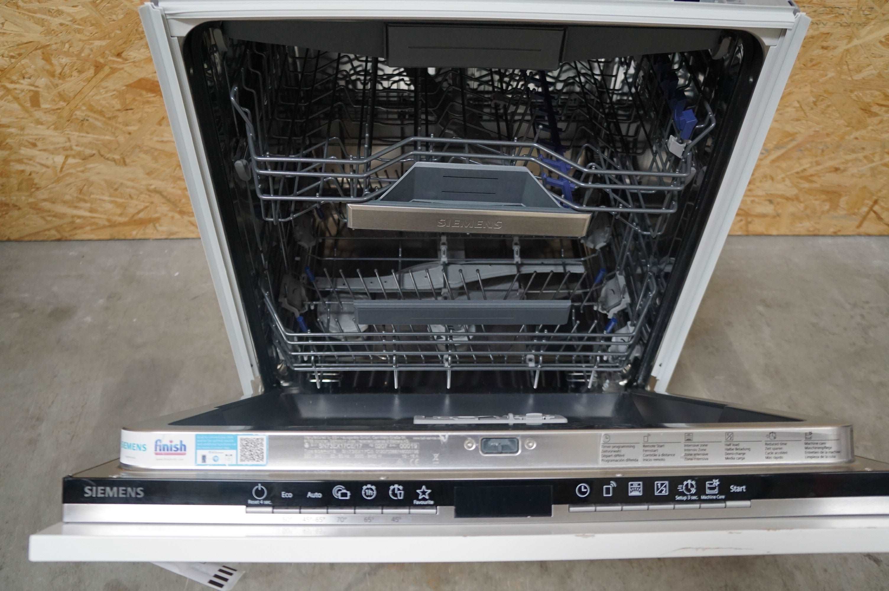 Siemens integrerbar opvaskemaskine SN73EX17CE