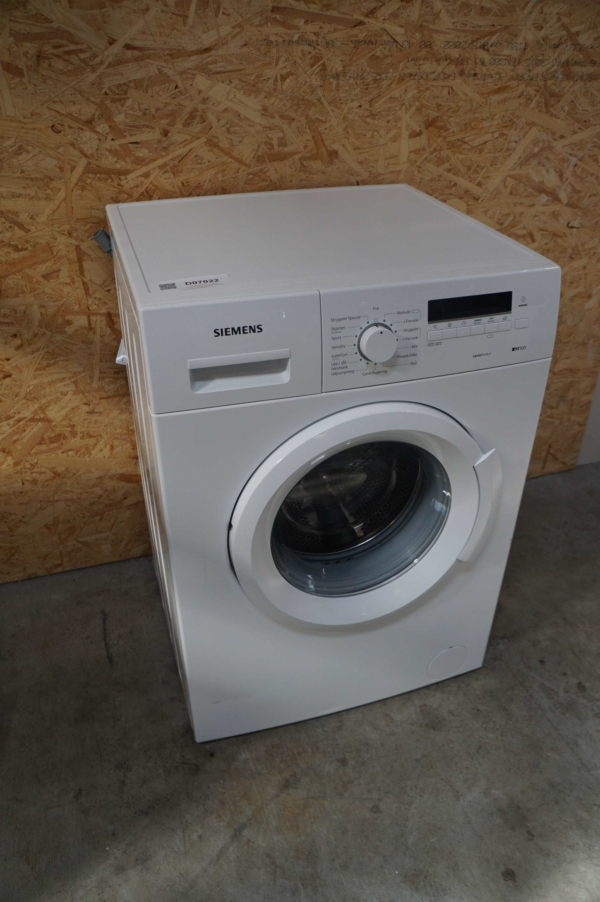 Siemens vaskemaskine WM14B262DN