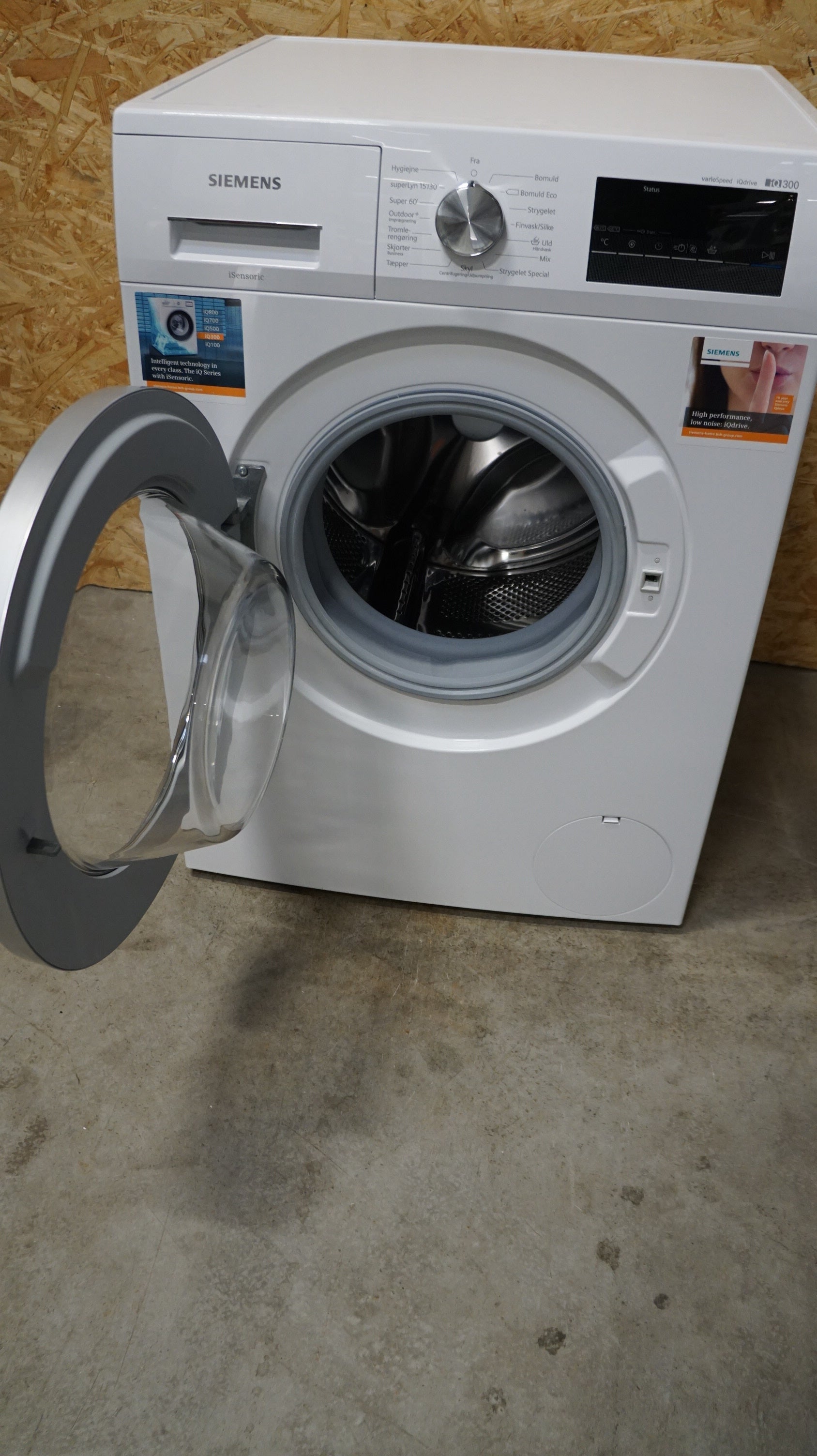 Siemens iQ300 vaskemaskine WM14N1B8DN - D10196