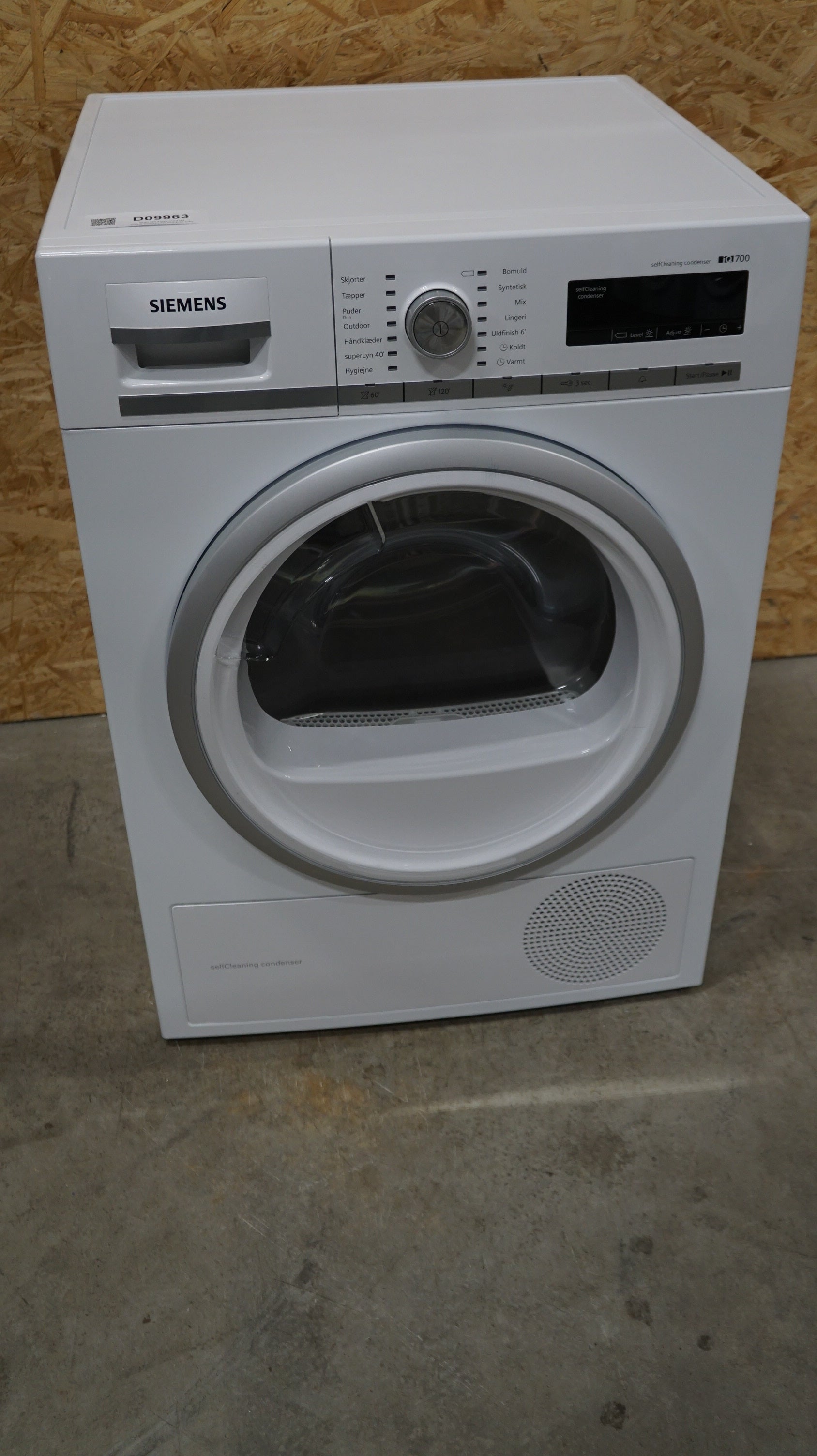 Siemens iQ700 tørretumbler WT47W568DN - D09963