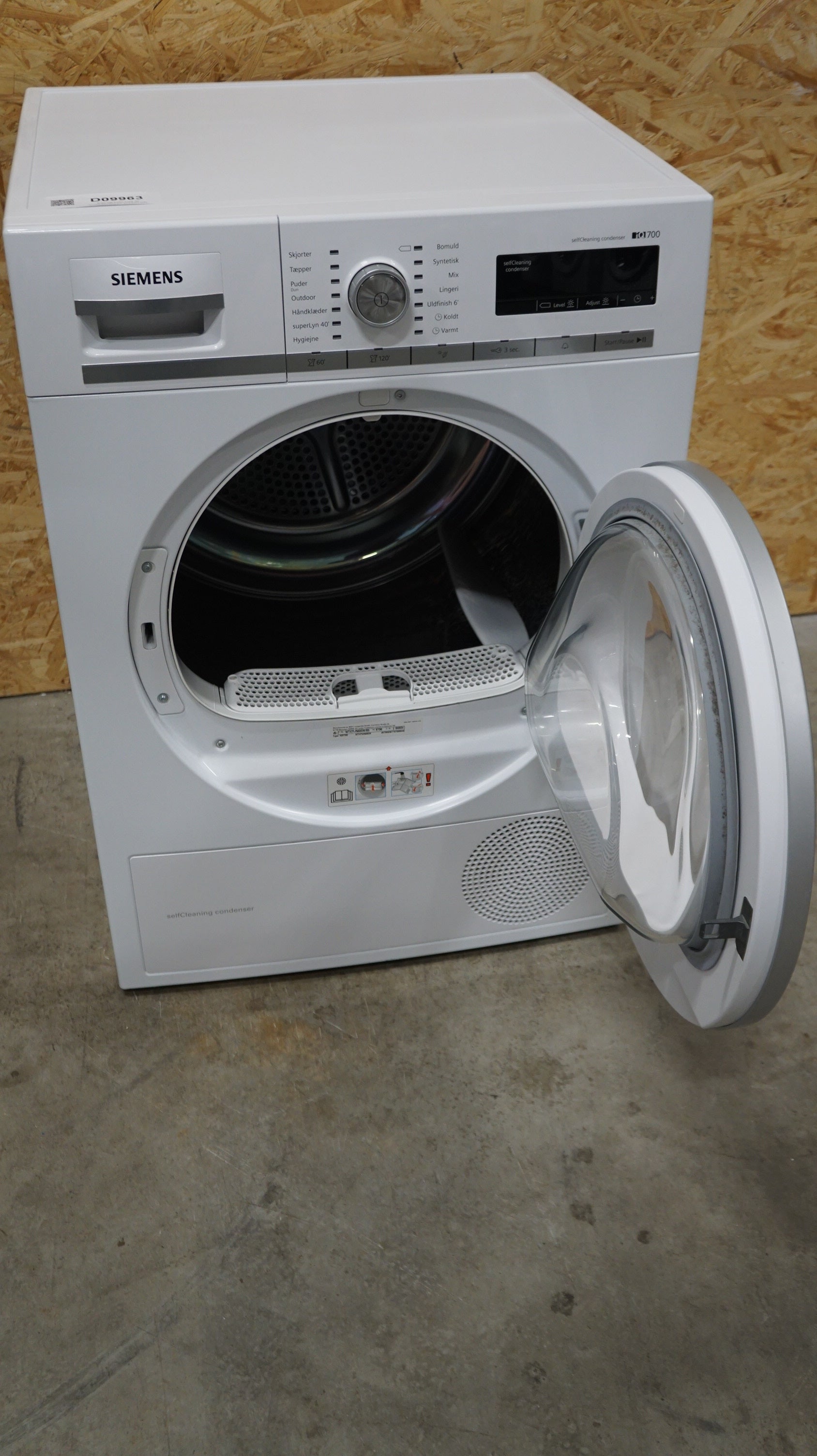 Siemens iQ700 tørretumbler WT47W568DN - D09963