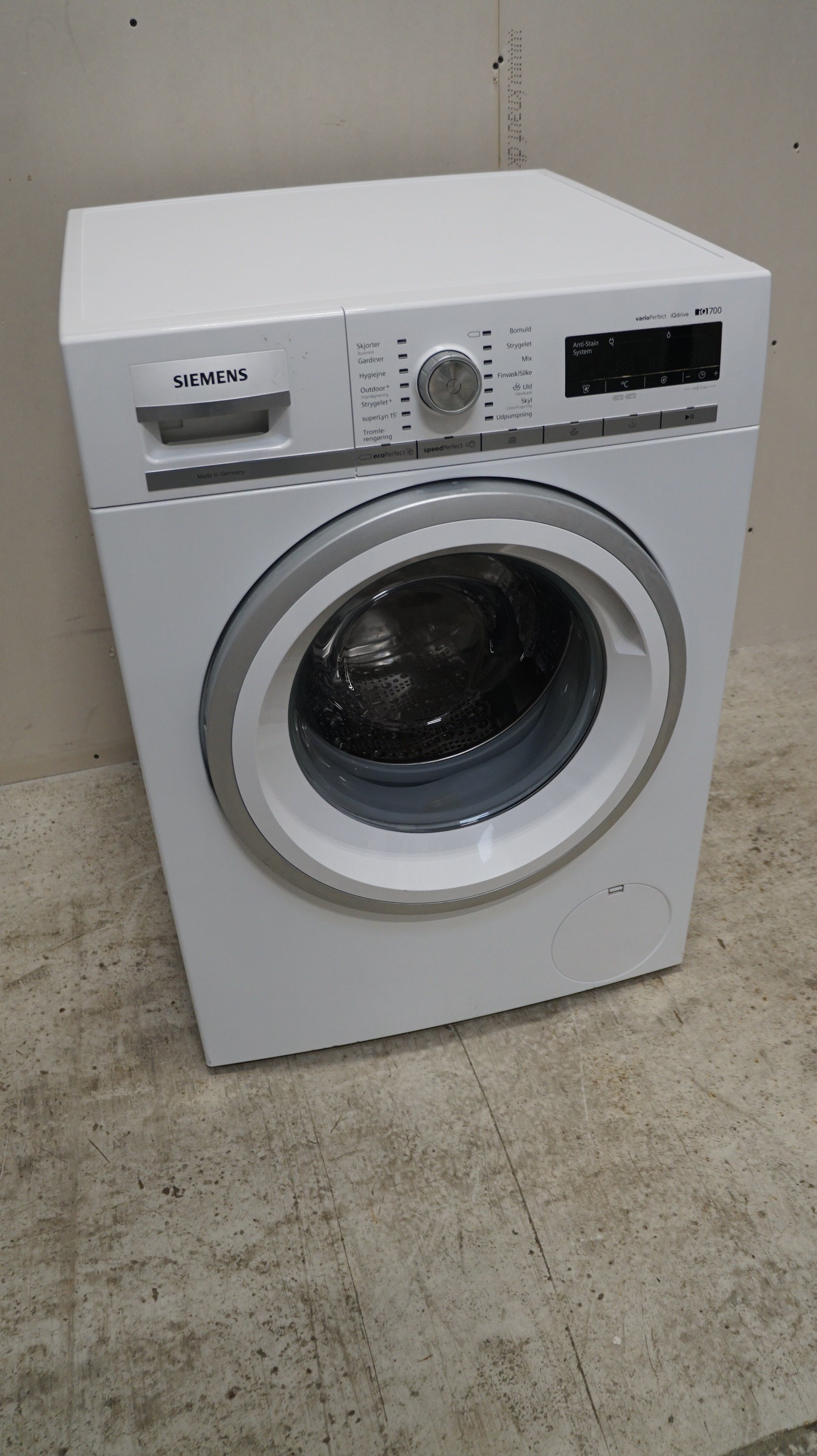 Siemens iQ700 vaskemaskine WM16W549DN - D10707