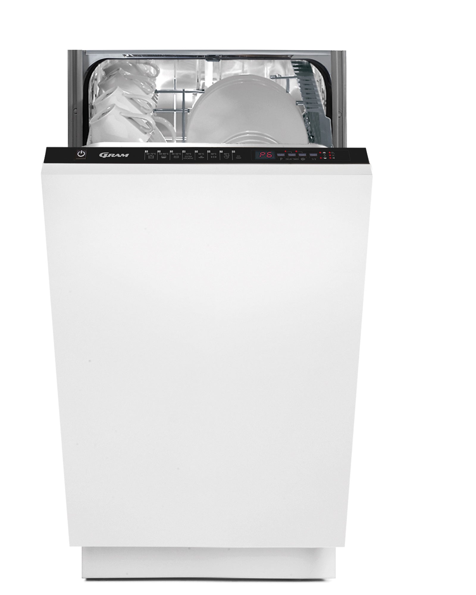 Gram 45 cm. integrerbar opvaskemaskine OMI 45-38T - D10615