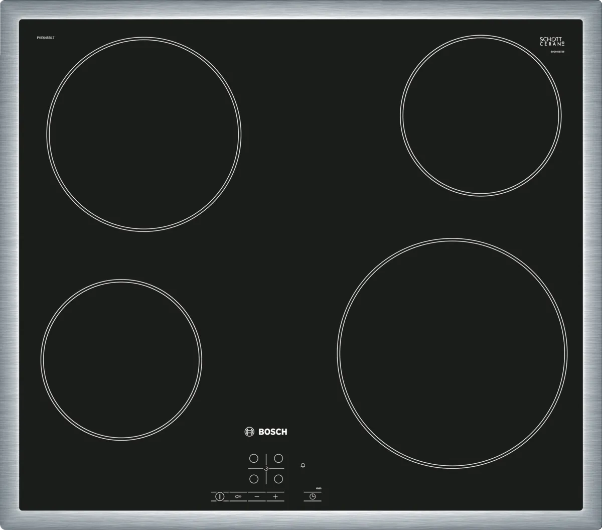 Bosch keramisk kogeplade PKE645B17E - D17525