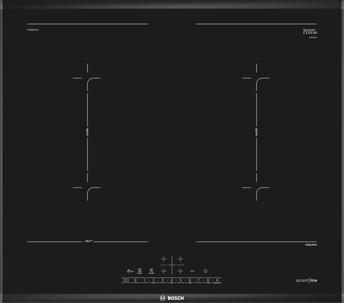 Bosch kogeplade PVQ695FC5Z 60 cm induktion - D17042