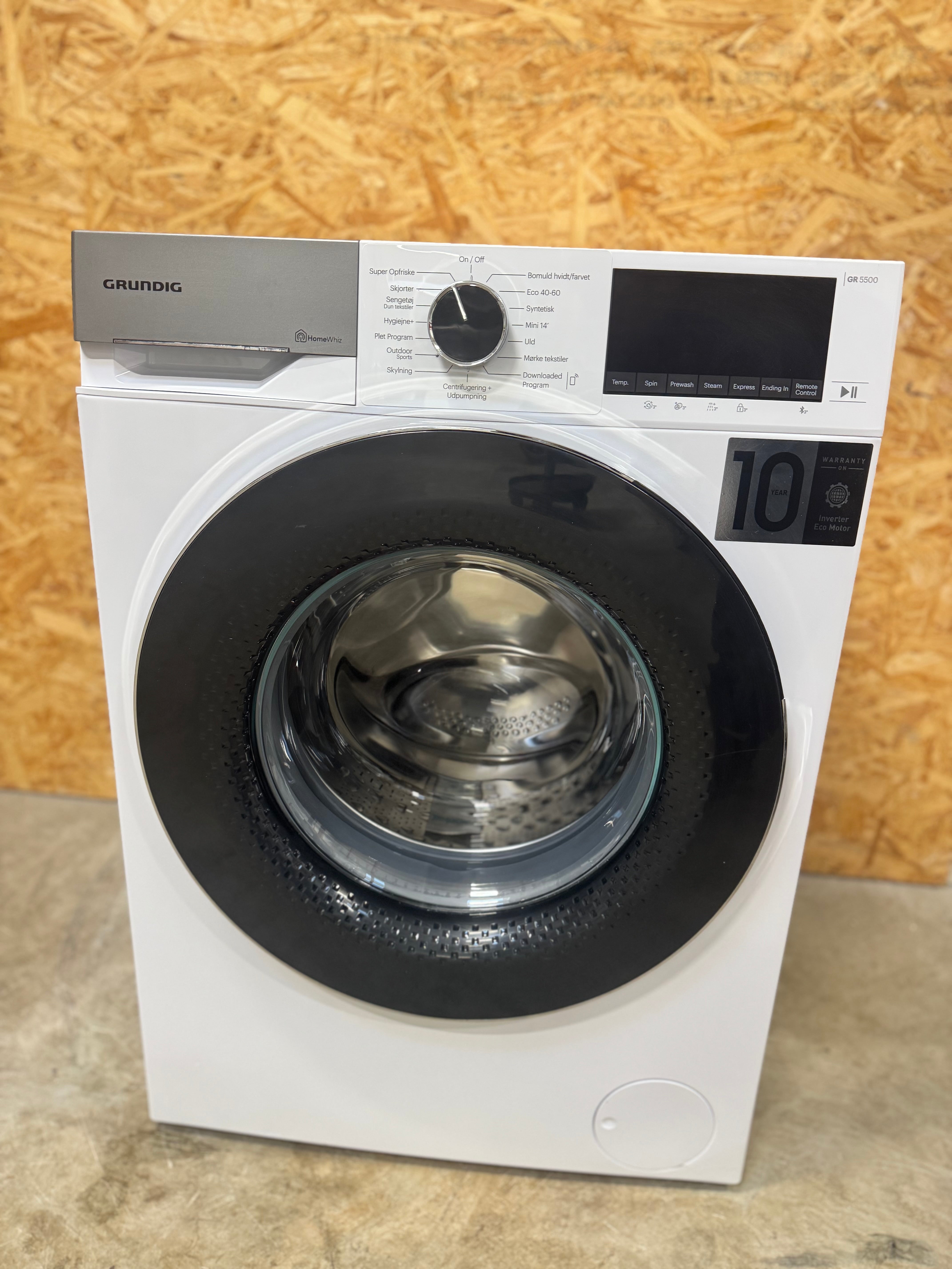 GRUNDIG 9 kg. vaskemaskine GWP69611OW - D14231
