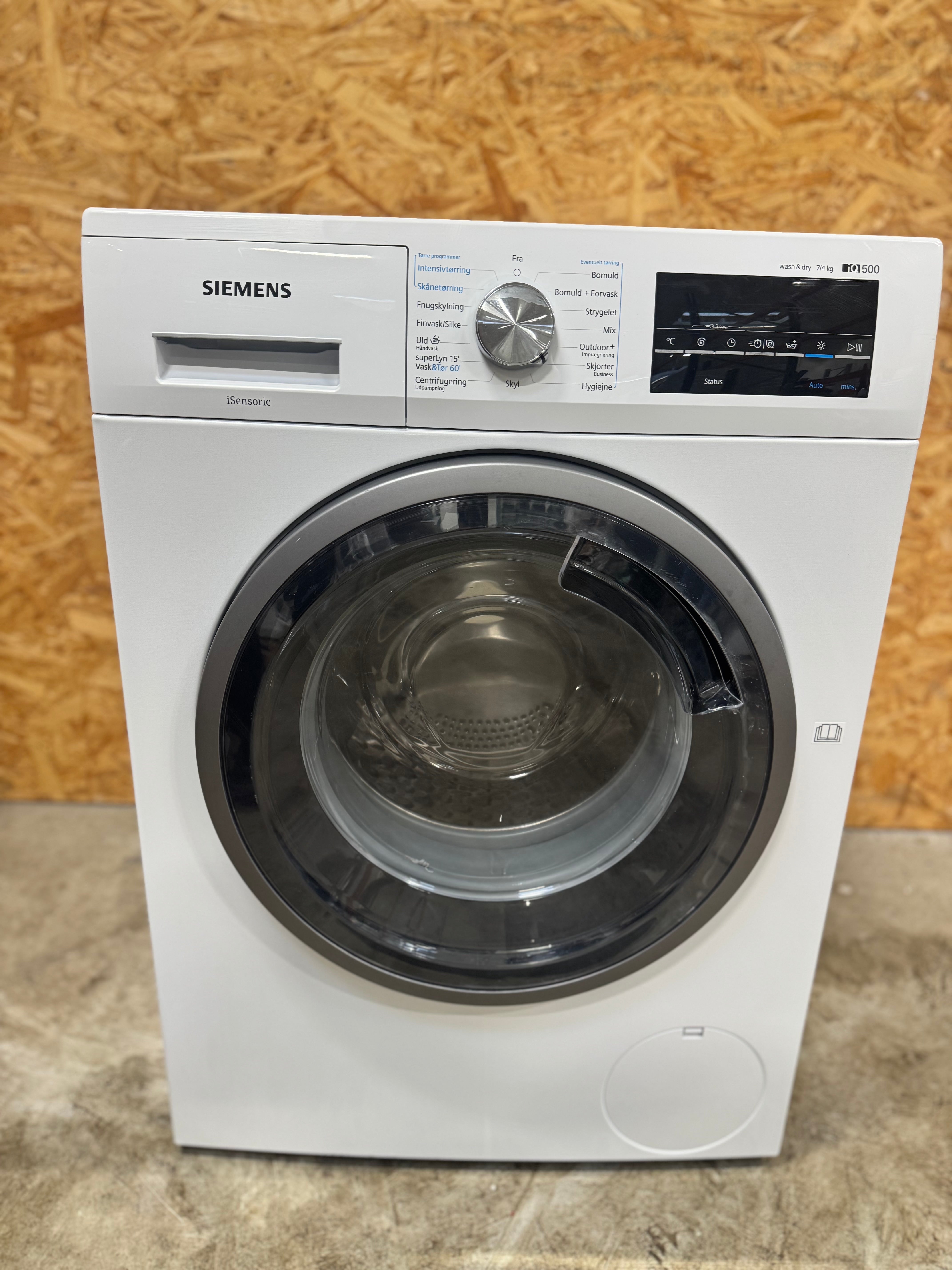 Siemens iQ500 vaske/tørremaskine WD15G442DN - D17356