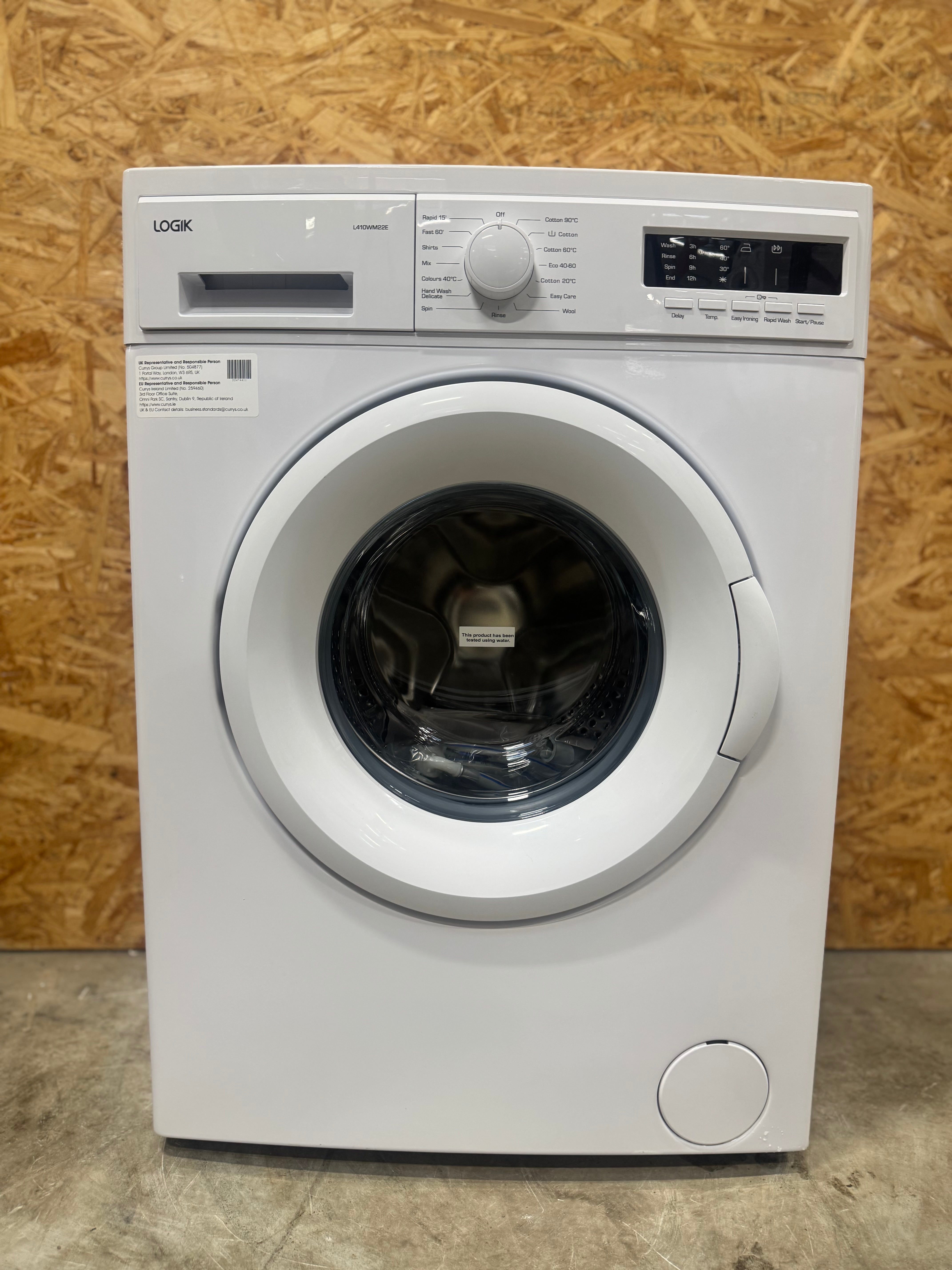 Logik slim vaskemaskine L410WM22E - D17792