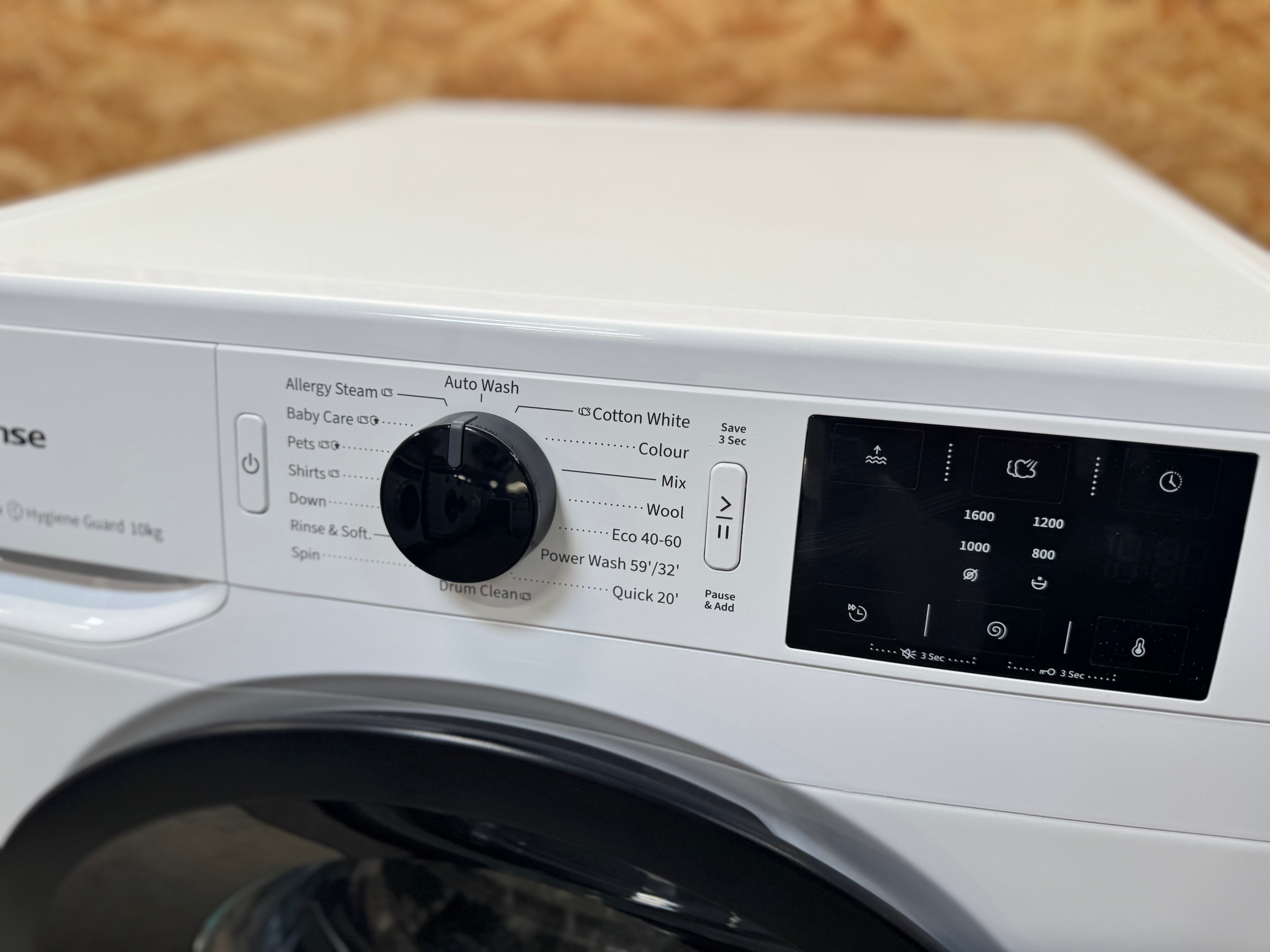 Hisense 10 kg. vaskemaskine WFGE101639VM - D15780