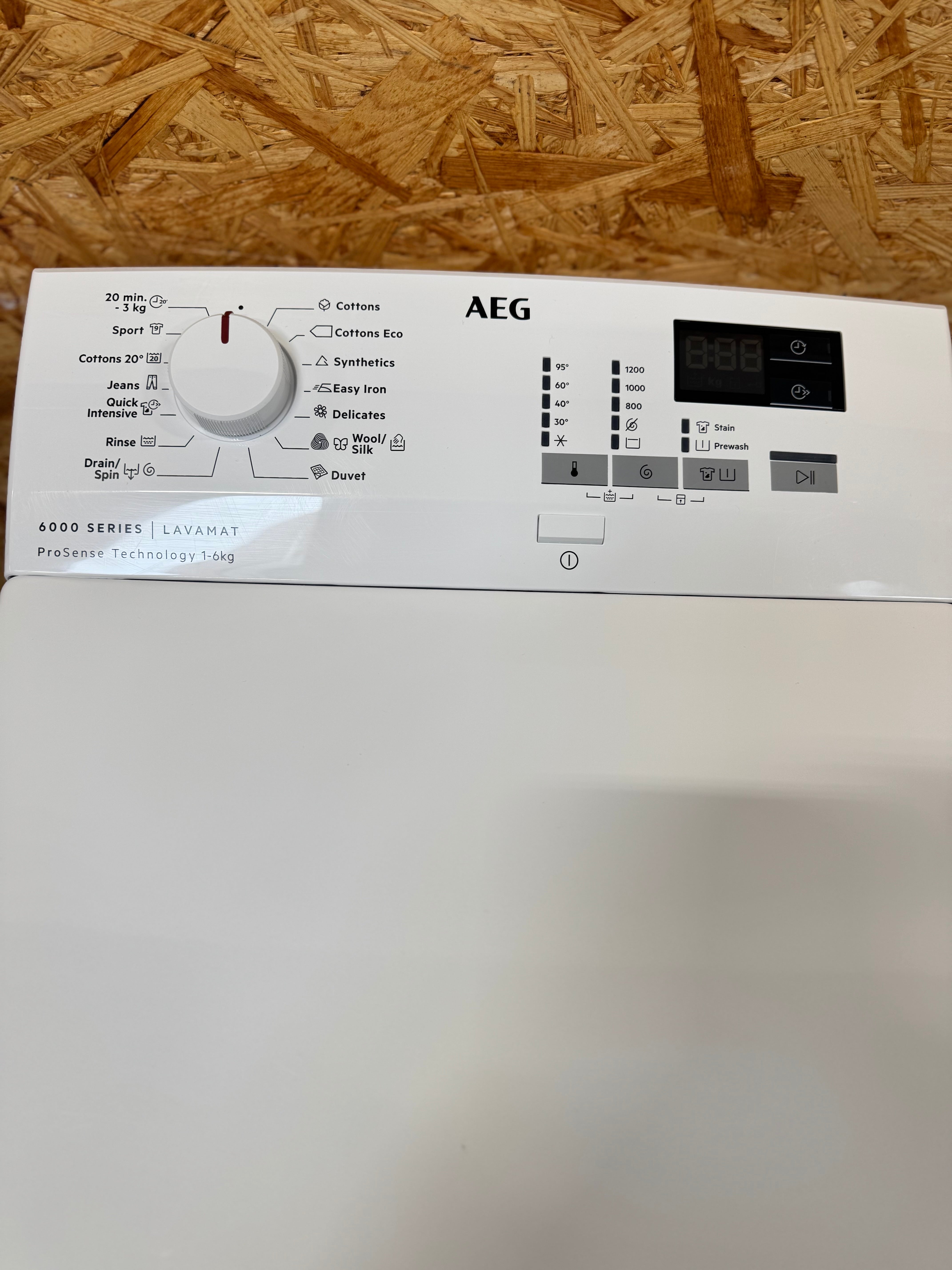 AEG topbetjent vaskemaskine L6TEP620K - D15769