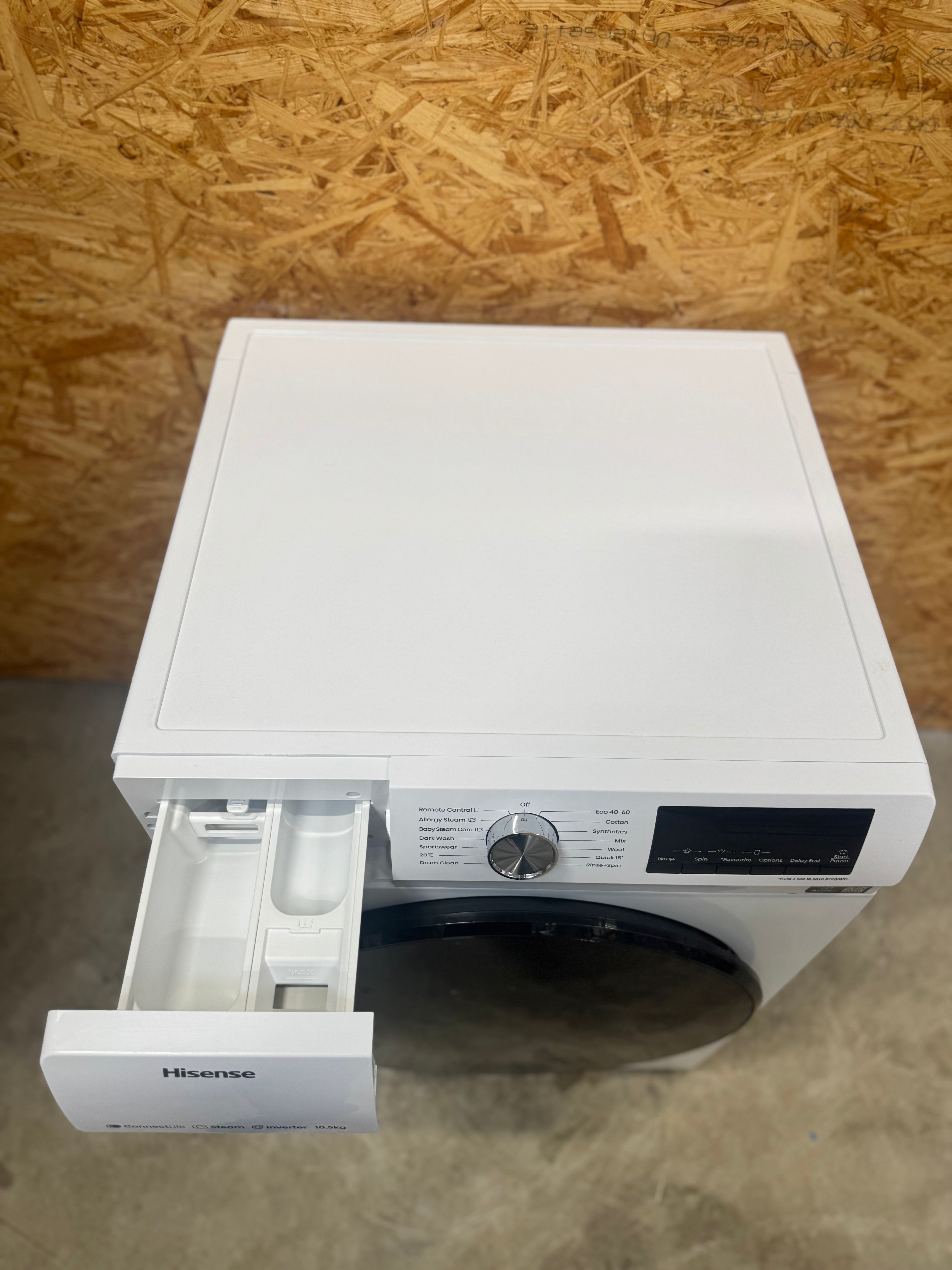 Hisense 10 kg. vaskemaskine WF3Q1043BW - D17062