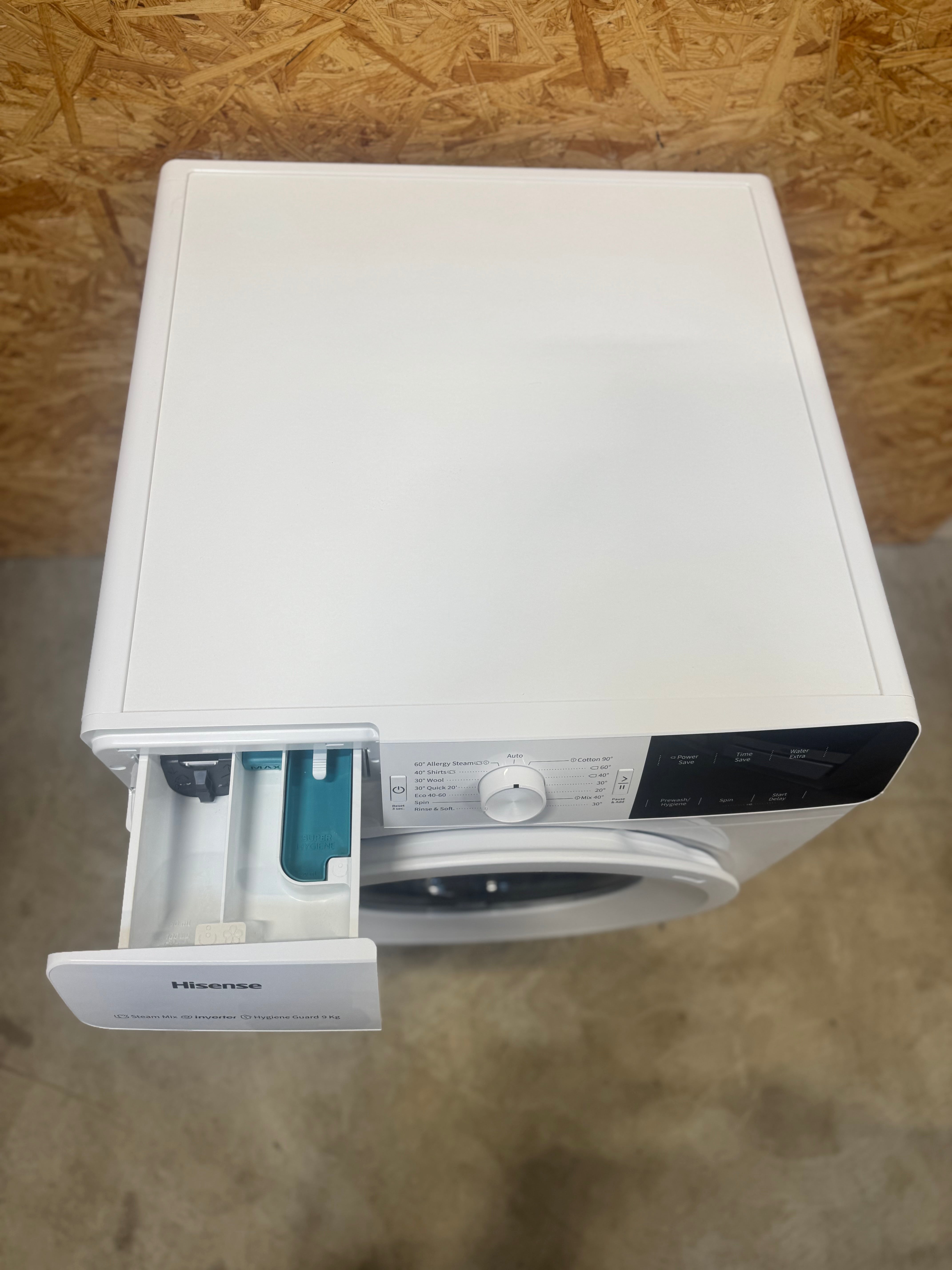 Hisense 9 kg. vaskemaskine WFGE90161VM - D14756
