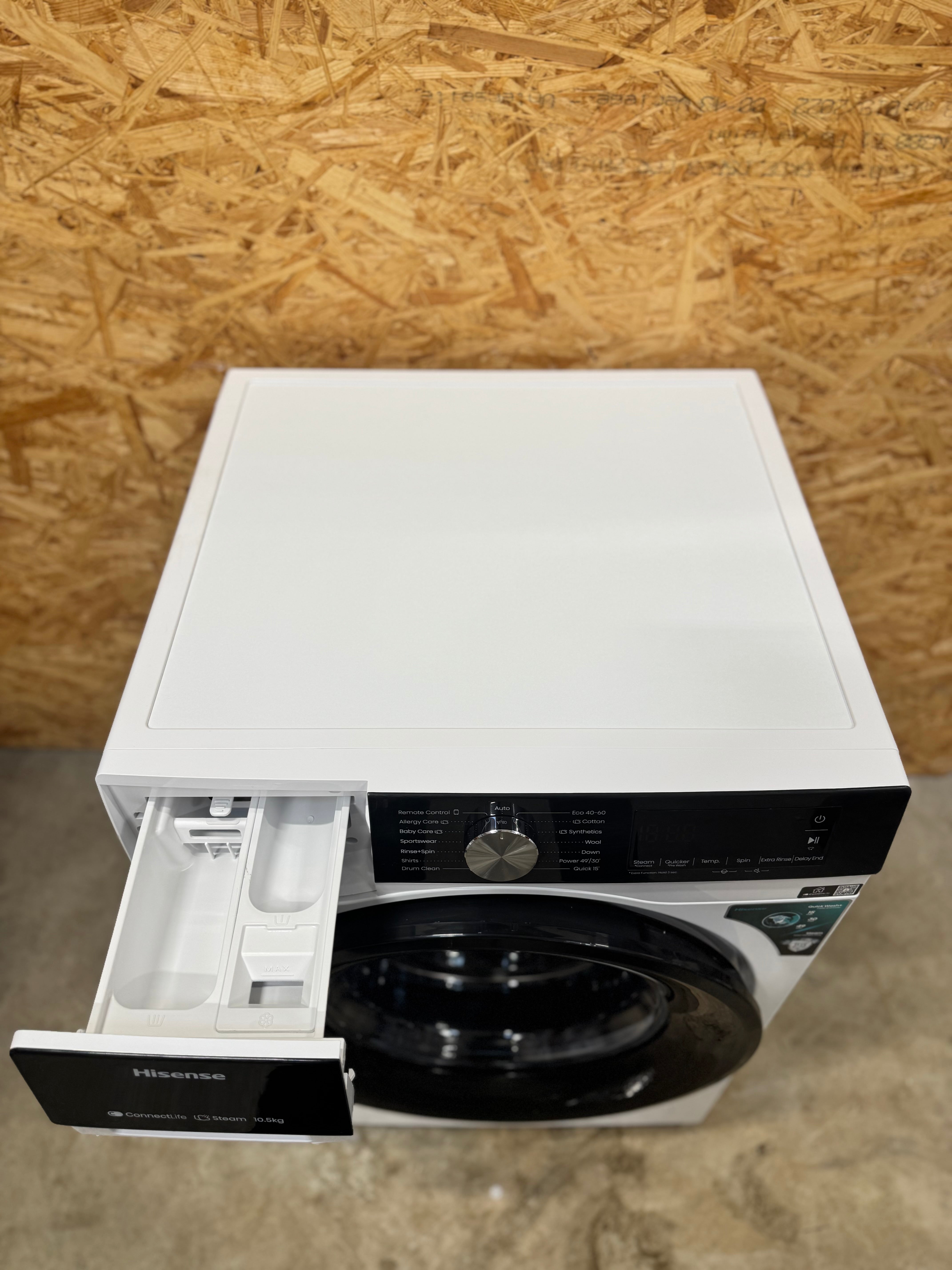 Hisense 10,5 kg. vaskemaskine HW3S1X14 - D14248