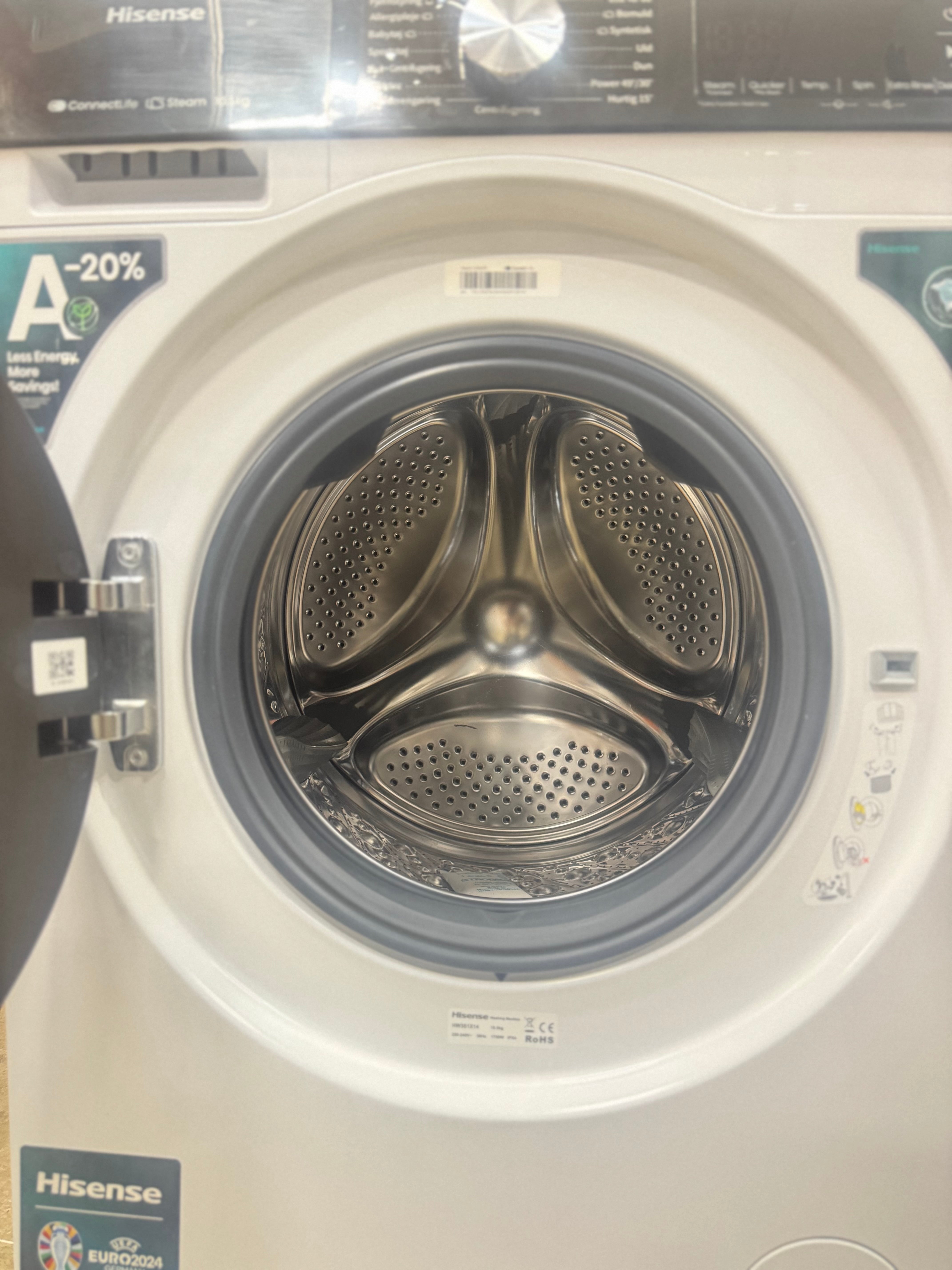 Hisense 10,5 kg. vaskemaskine HW3S1X14 - D14943