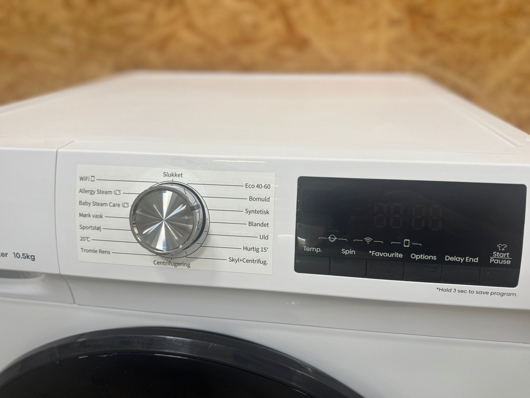 Hisense 10 kg. vaskemaskine WF3Q1043BW - D16793 - Recirk - D16793