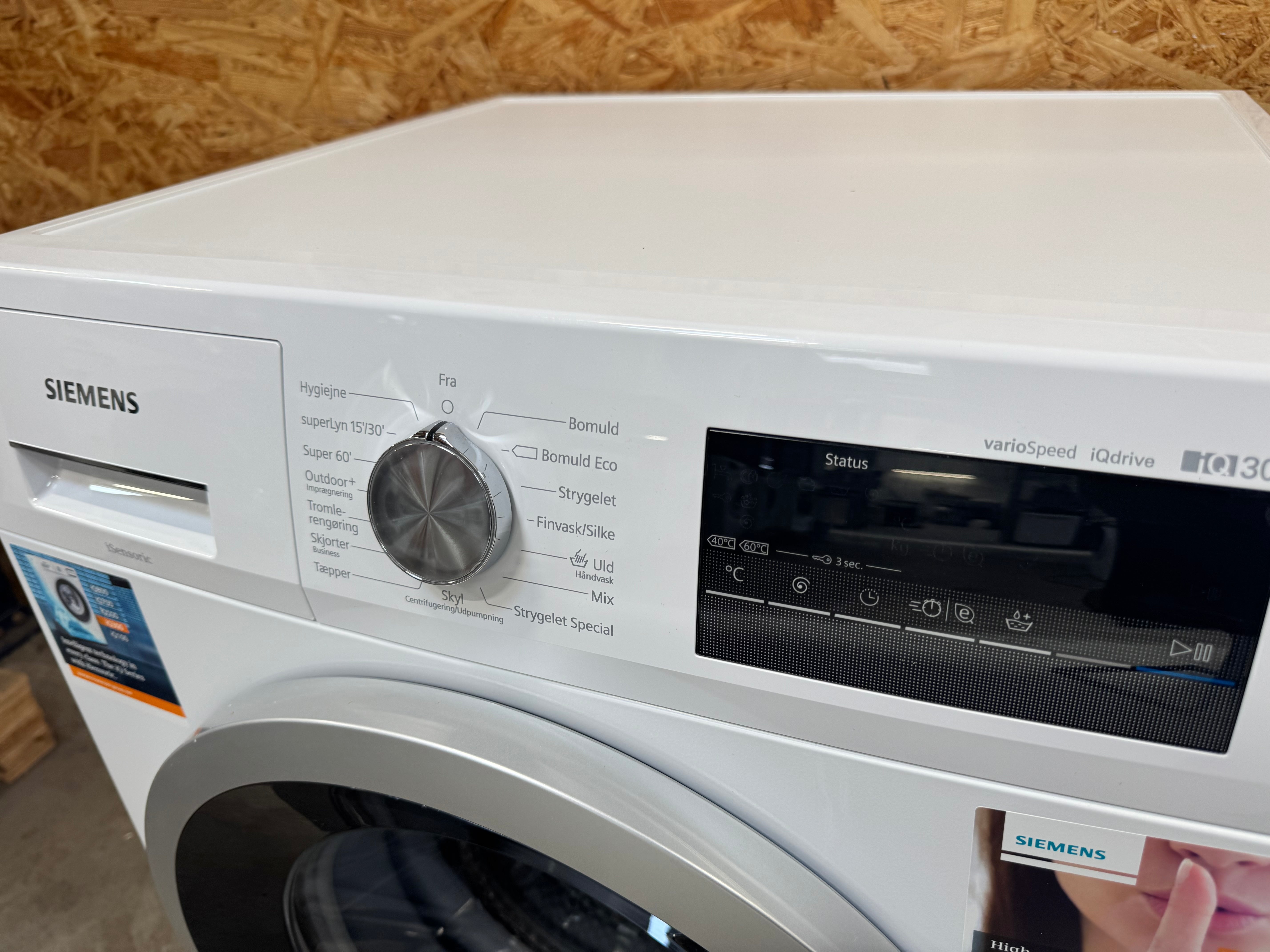 Siemens iQ300 vaskemaskine WM14N1B8DN - D19440