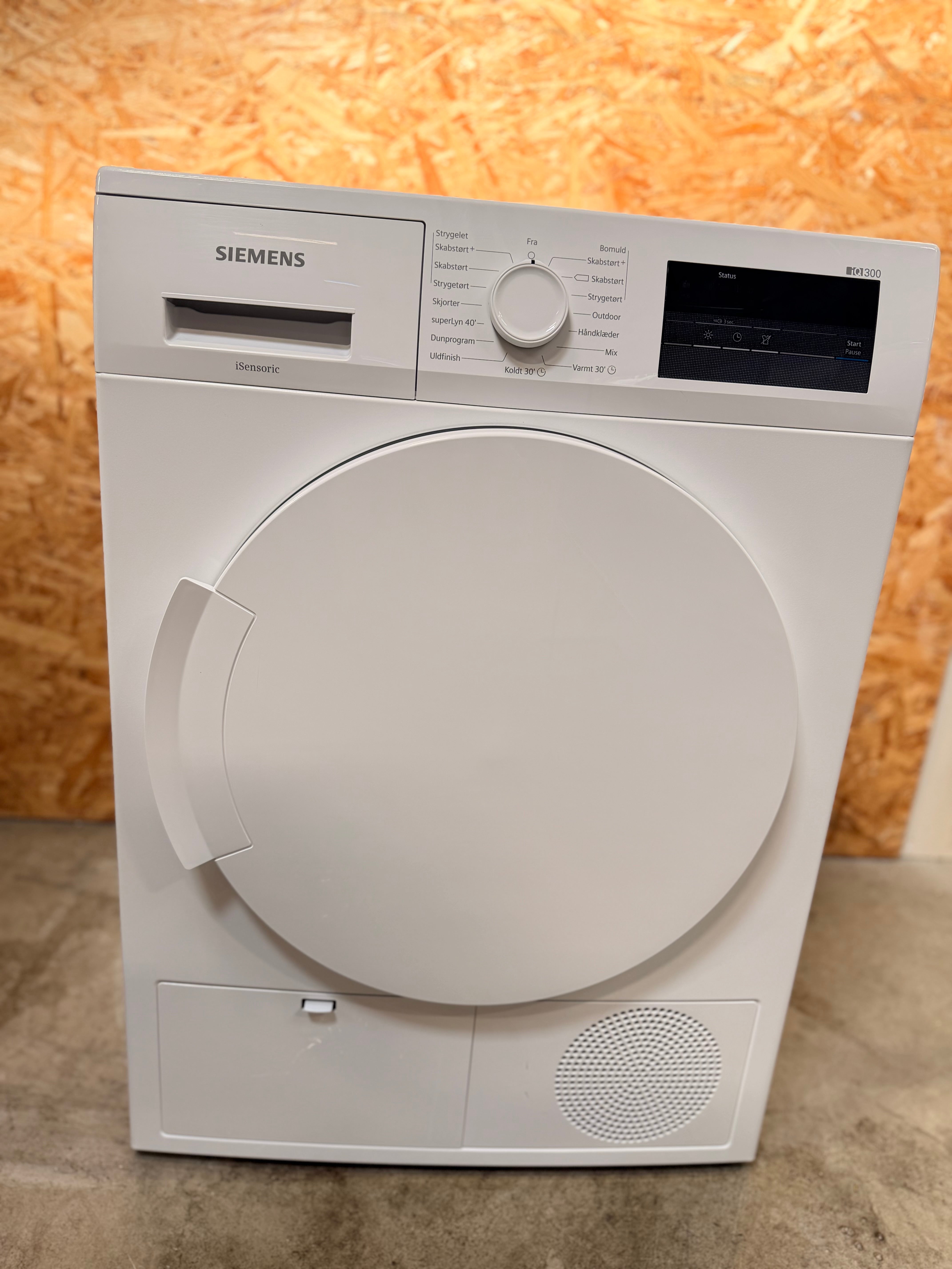 Siemens iQ300 tørretumbler WT43H007DN - D19875