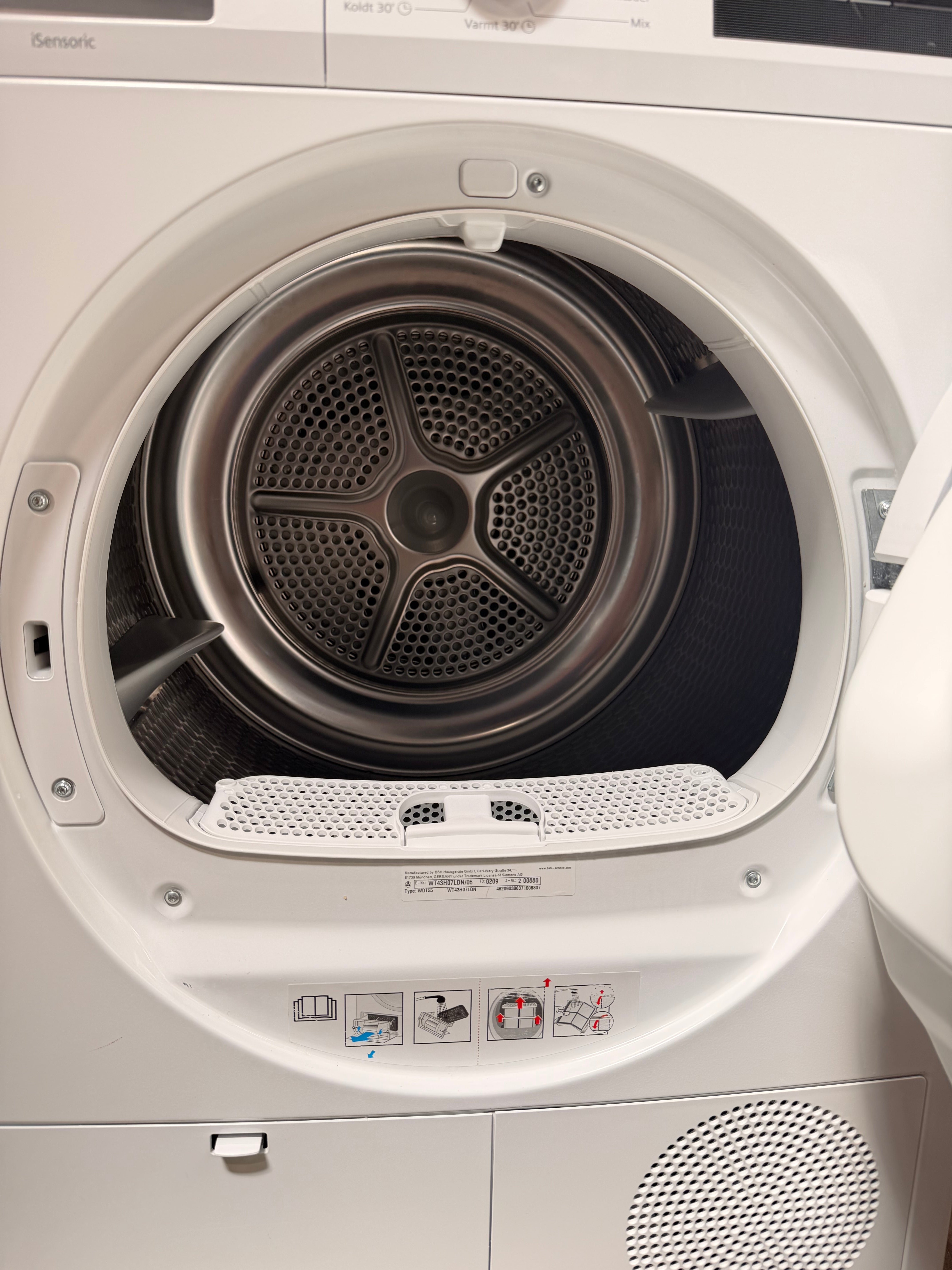 Siemens iQ300 tørretumbler WT43H07LDN - D19926