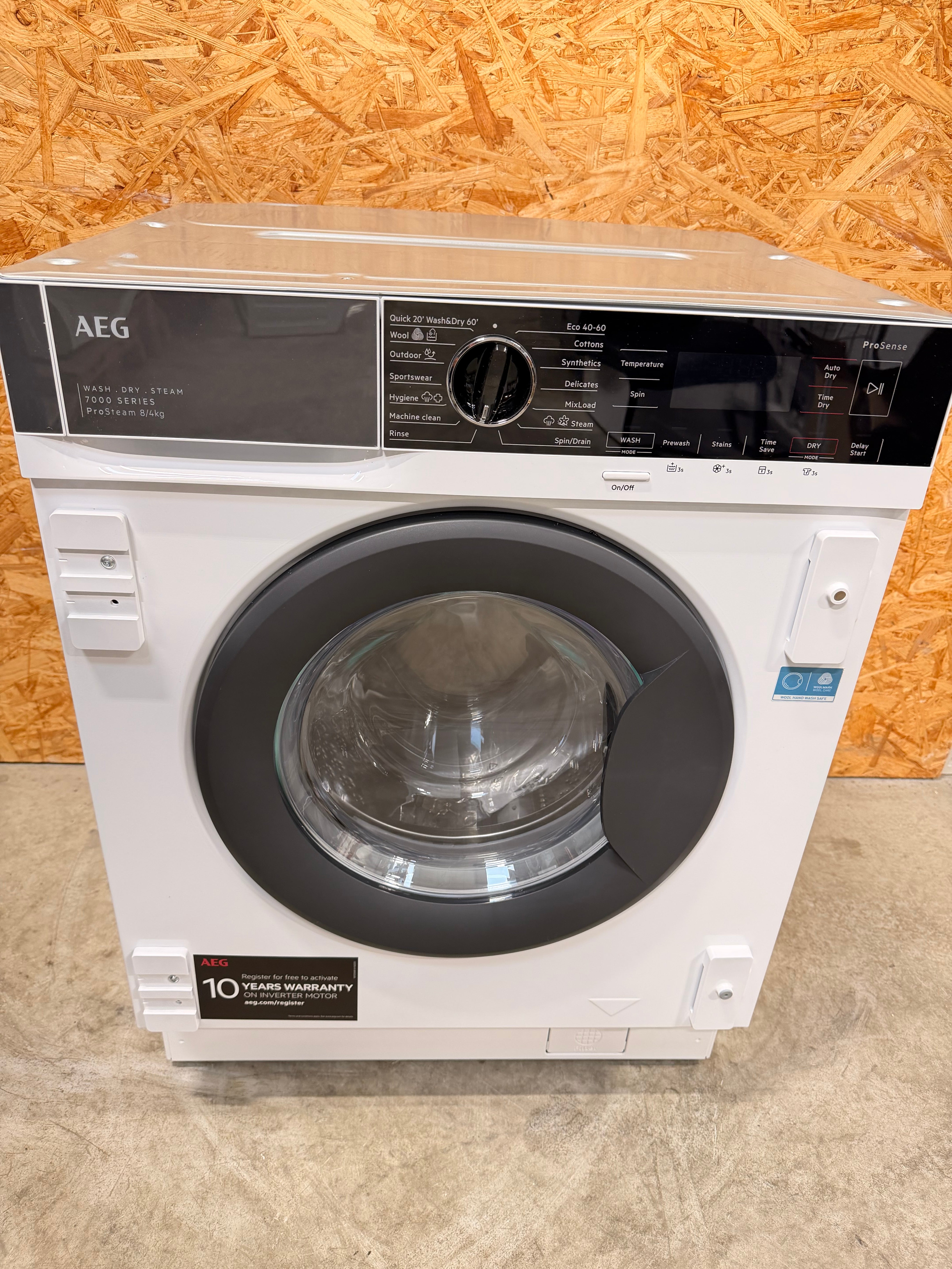 AEG integrerbar vaske-/tørremaskine L7WBI864T4 - D19579