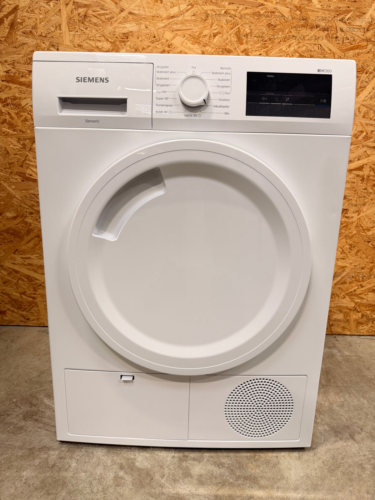 Siemens iQ300 tørretumbler WT43H07LDN - D20235