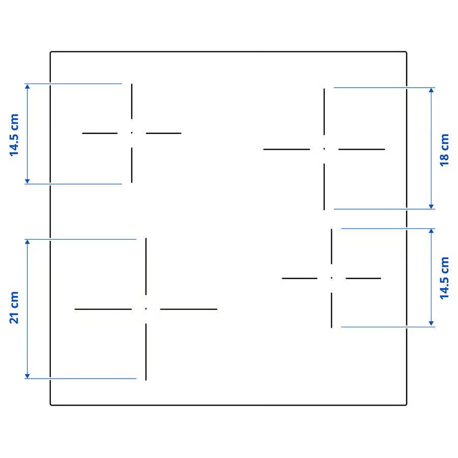 IKEA induktionskogeplade VILSTA  64B4A00AA - D19244