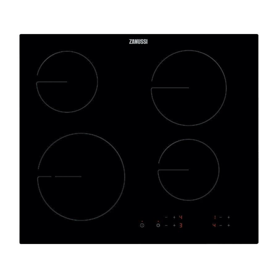Zanussi keramisk kogeplade ZHRN642K - D17162 - Recirk - D17162